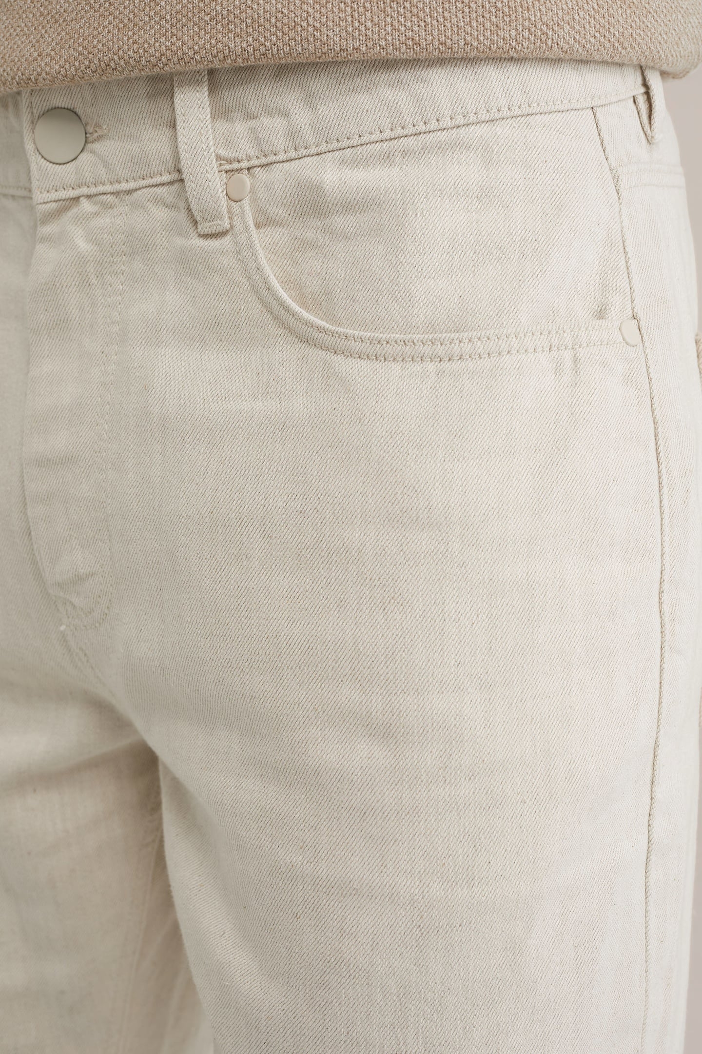 5-POCKET MID WAIST OFF-WHITE 7