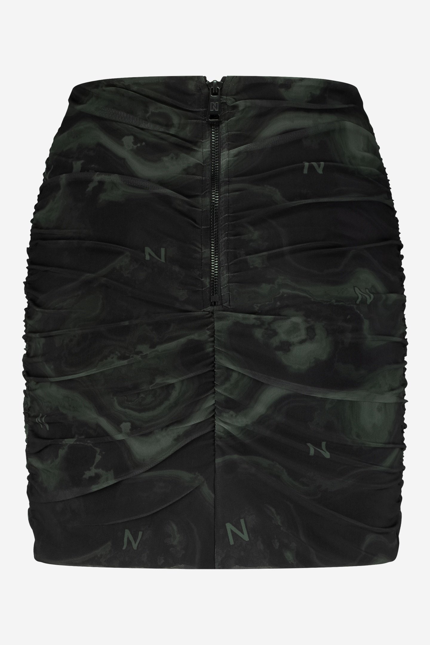 MARBLE MESH SKIRT NIGHT FOREST 1