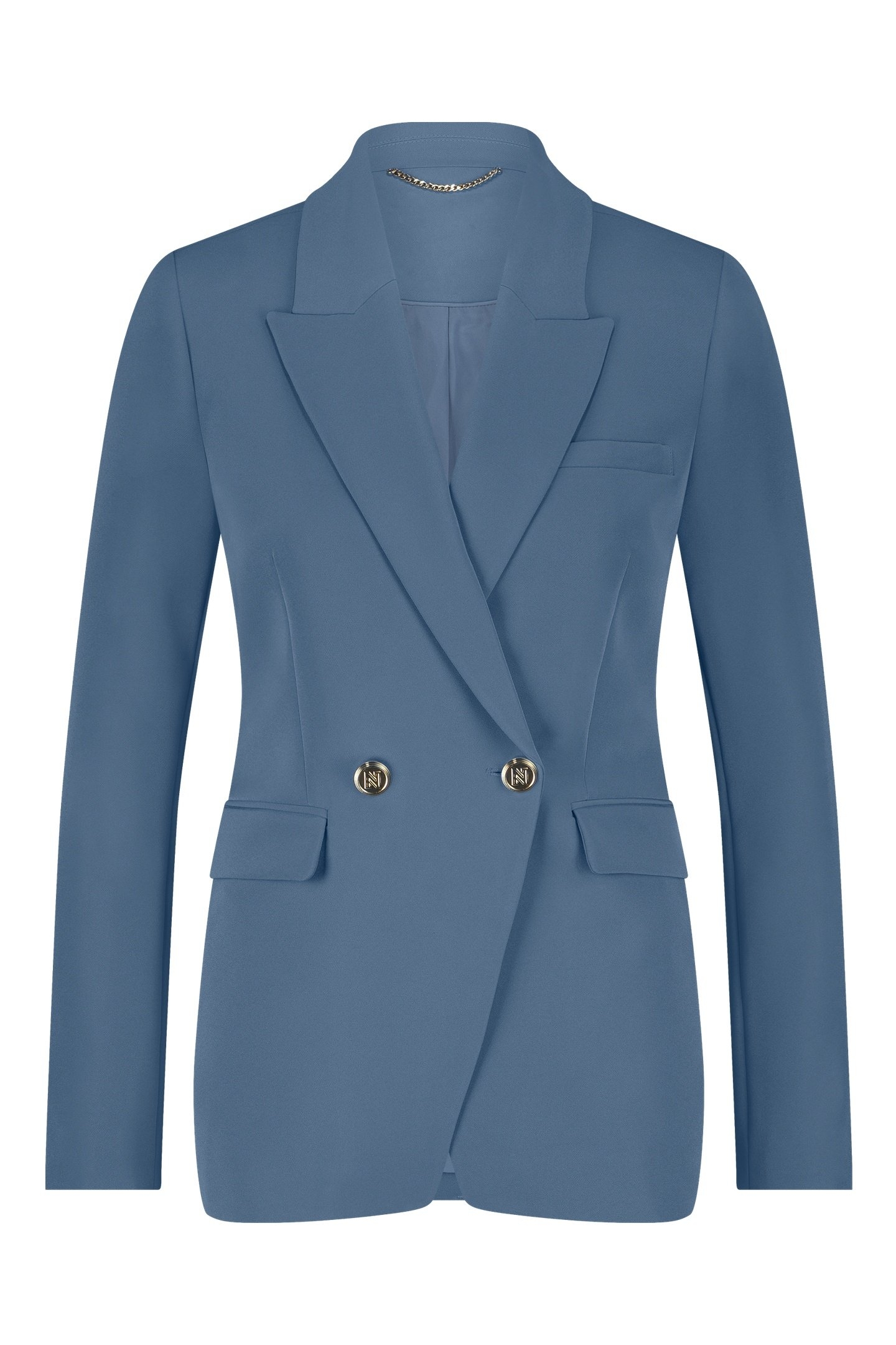 NULA BLAZER DUSTY BLUE 2