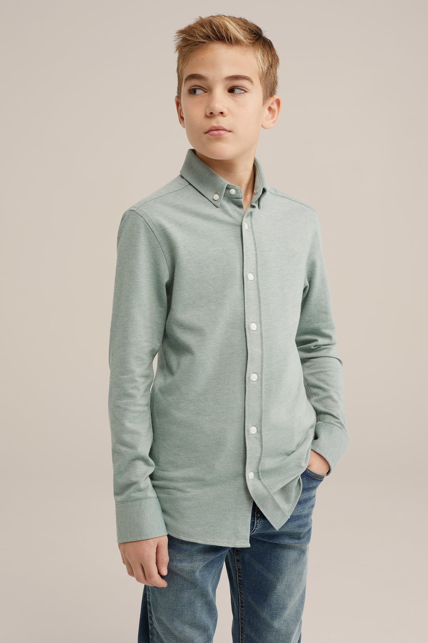 SHIRT GREYISH GREEN 1