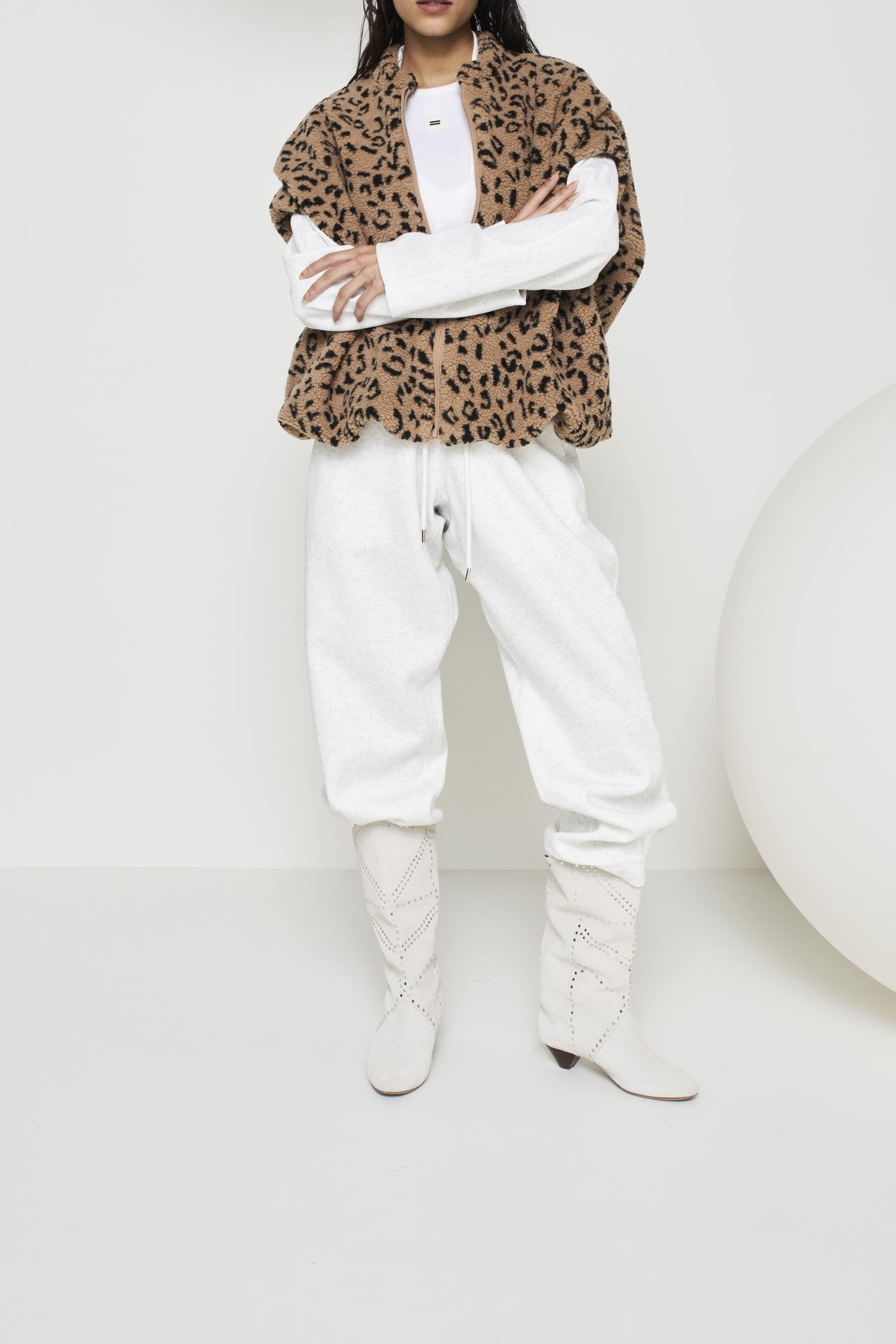 TEDDY GILET LEOPARD 1297 3