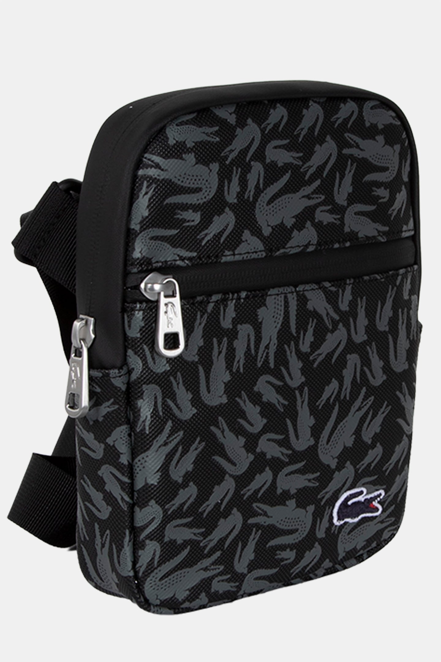 MEN CROSSOVER BAG CAMO CROC NOIR 1