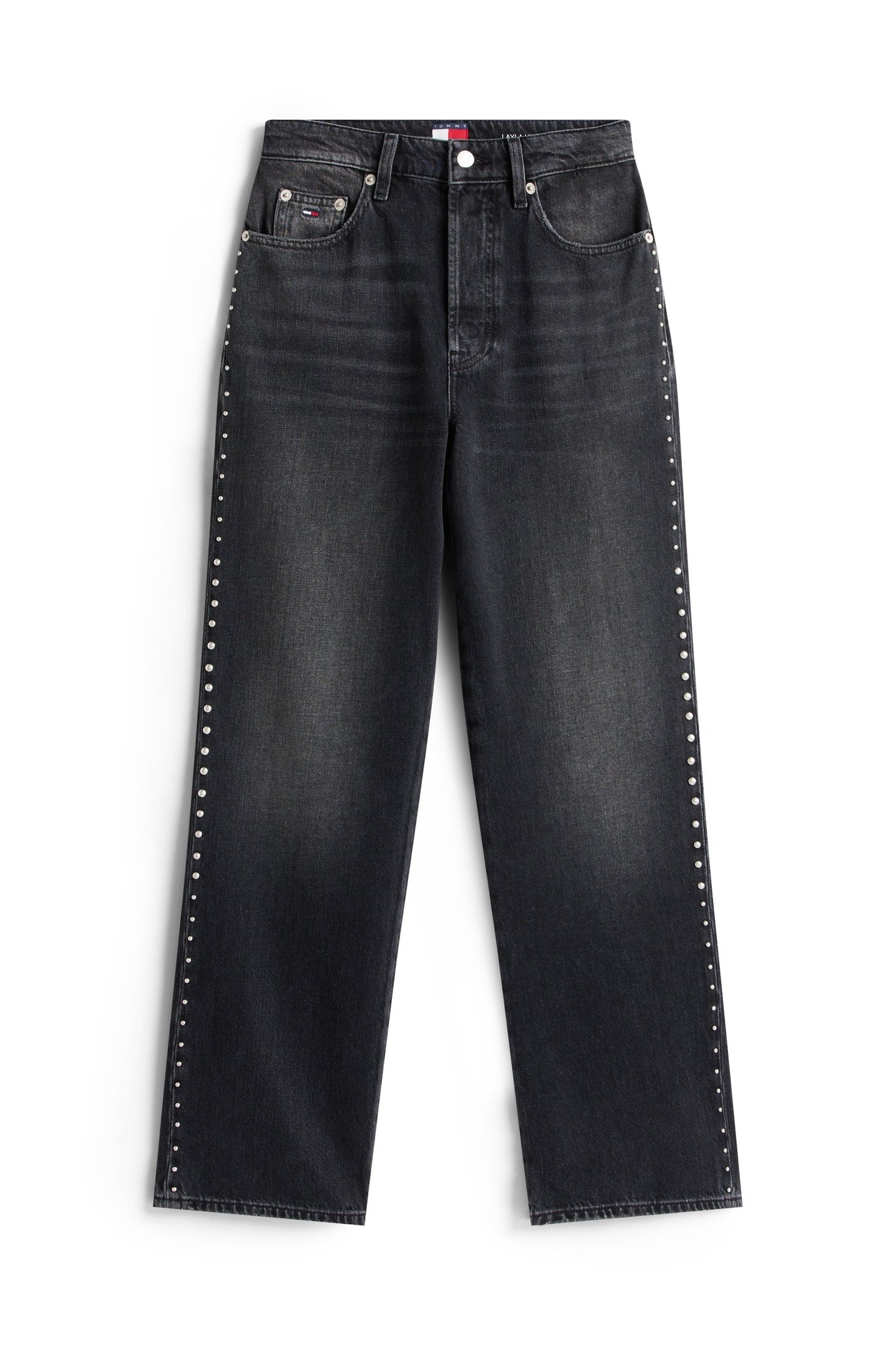 LAYLA HIGH RISE SLIM STRAIGHT JEANS DENIM BLACK 5