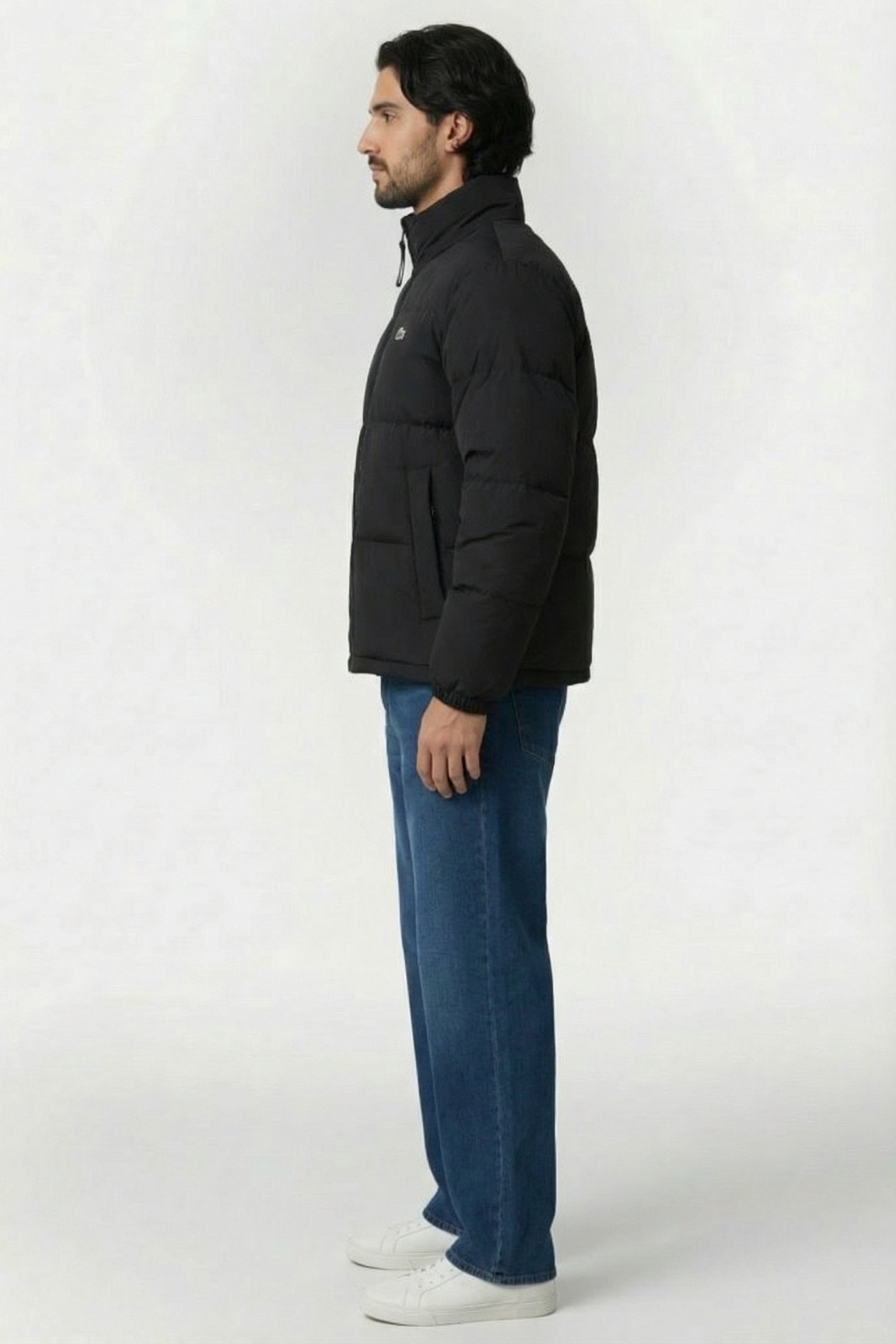 WATER-REPELLENT HOODED DOWN JACKET BLACK 3