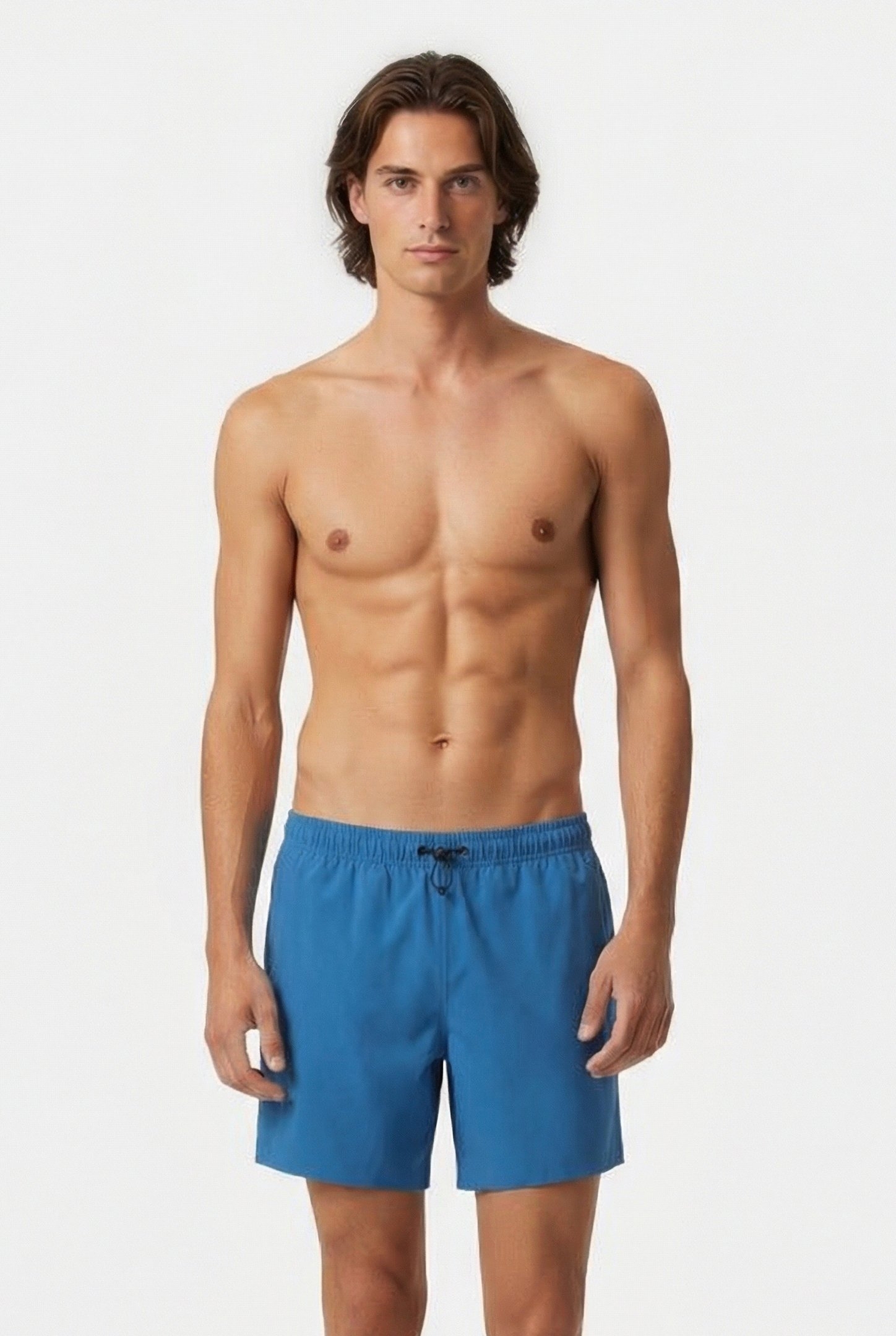 MEN'S ARENA EVO BEACH BOXER SOLID BLUE LAKE 1