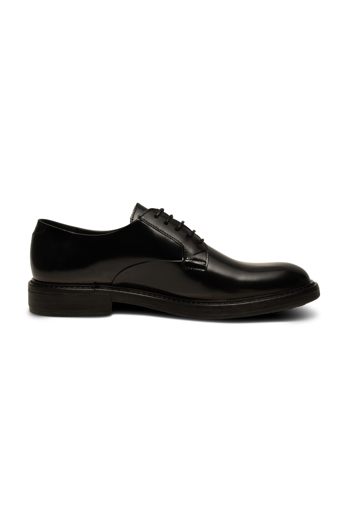 STANLEY DERBY POLIDO LEATHER SHOES BLACK 7