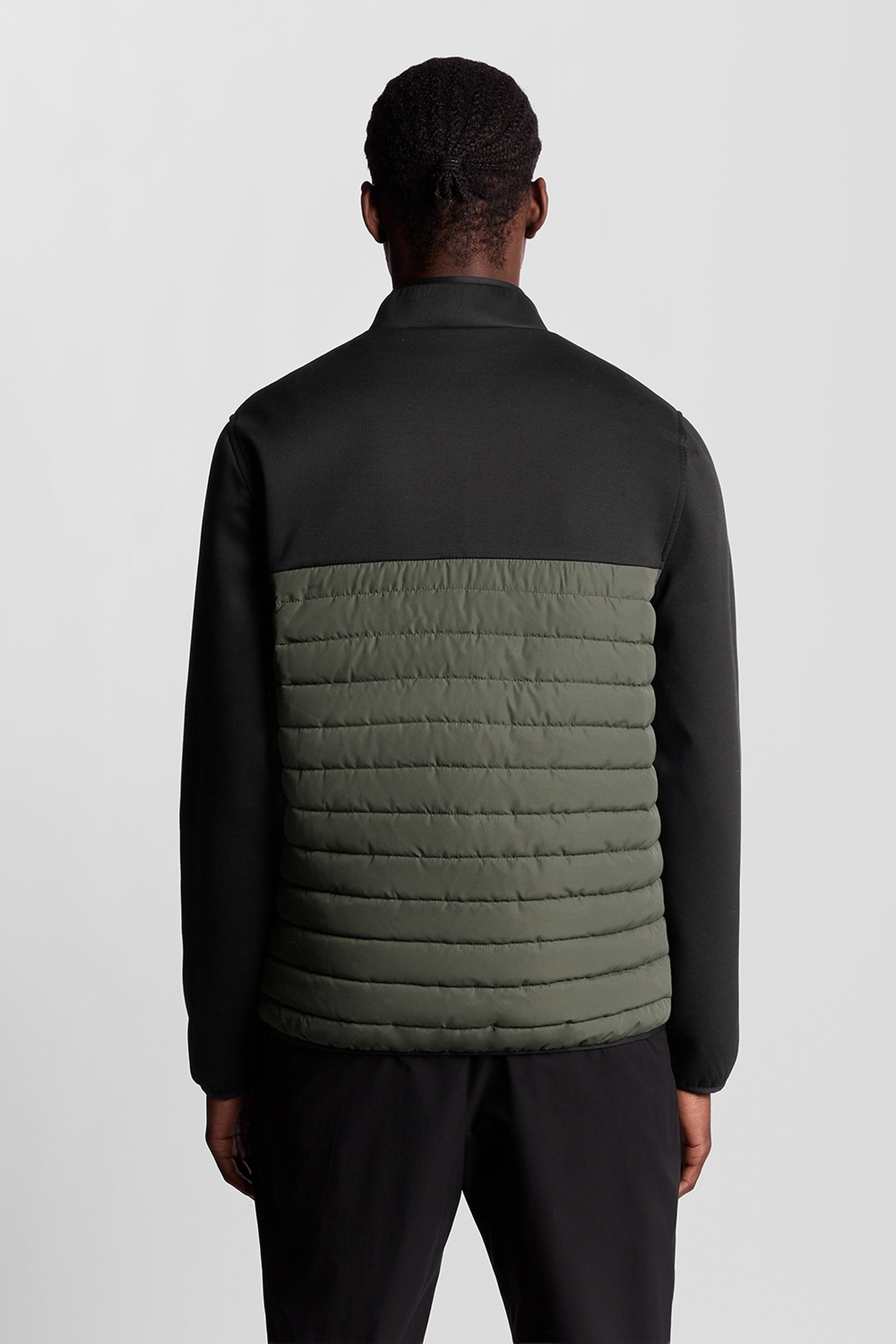 SPORTS FLEECE HYBRID JACKET JET BLACK/GRANITE 3