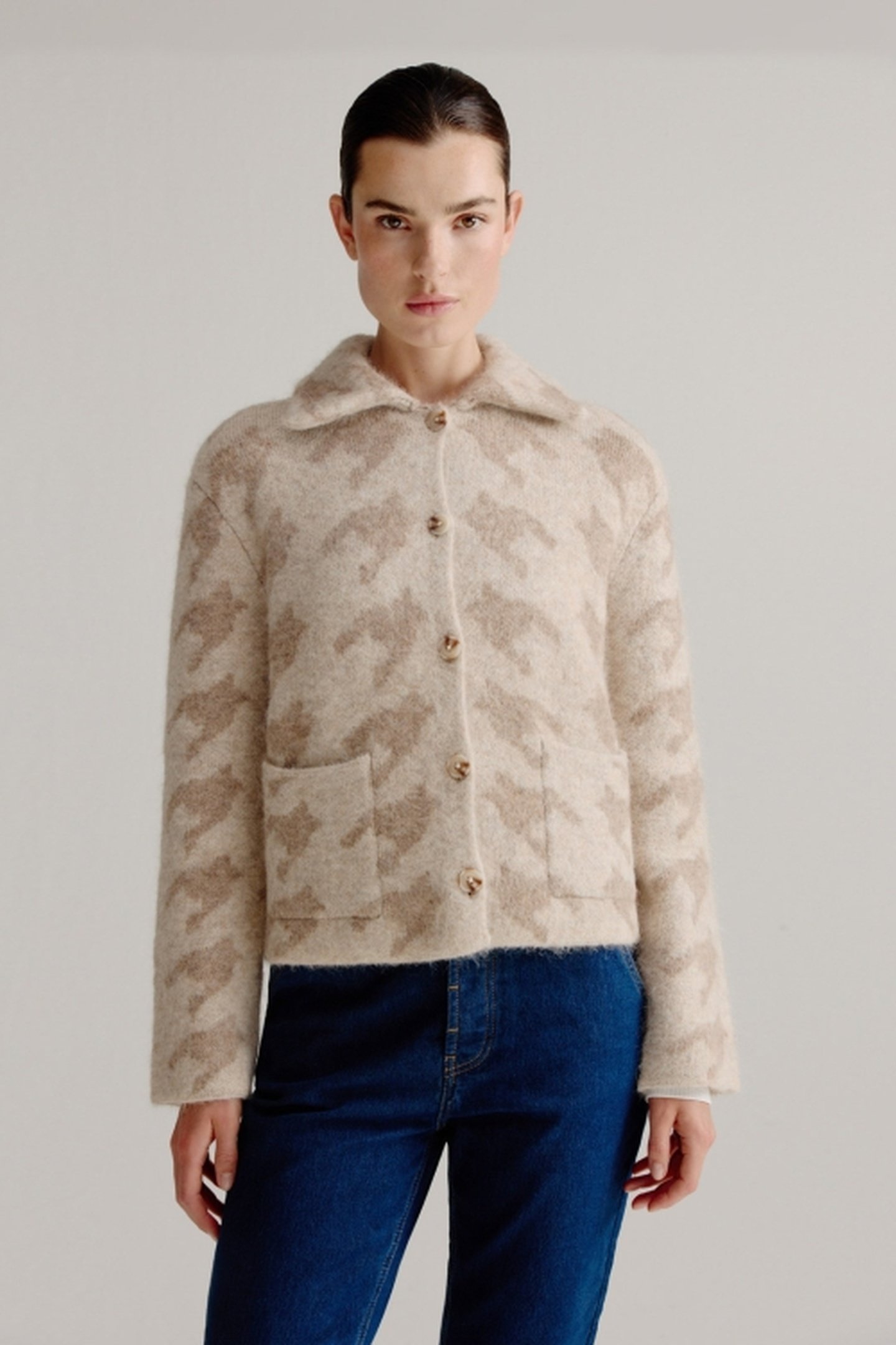 LINDA JACKET LIGHT KHAKI 1