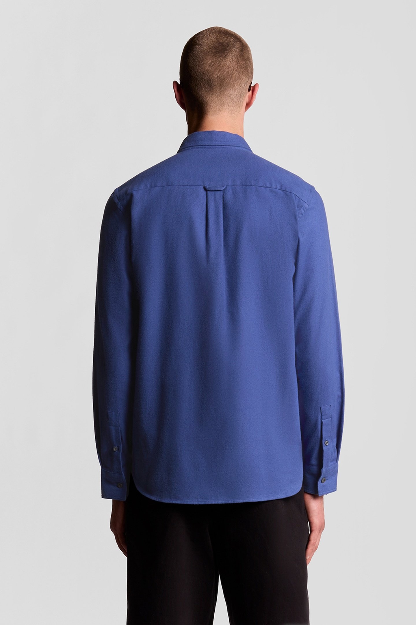 PLAIN FLANNEL SHIRT TWILIGHT 3