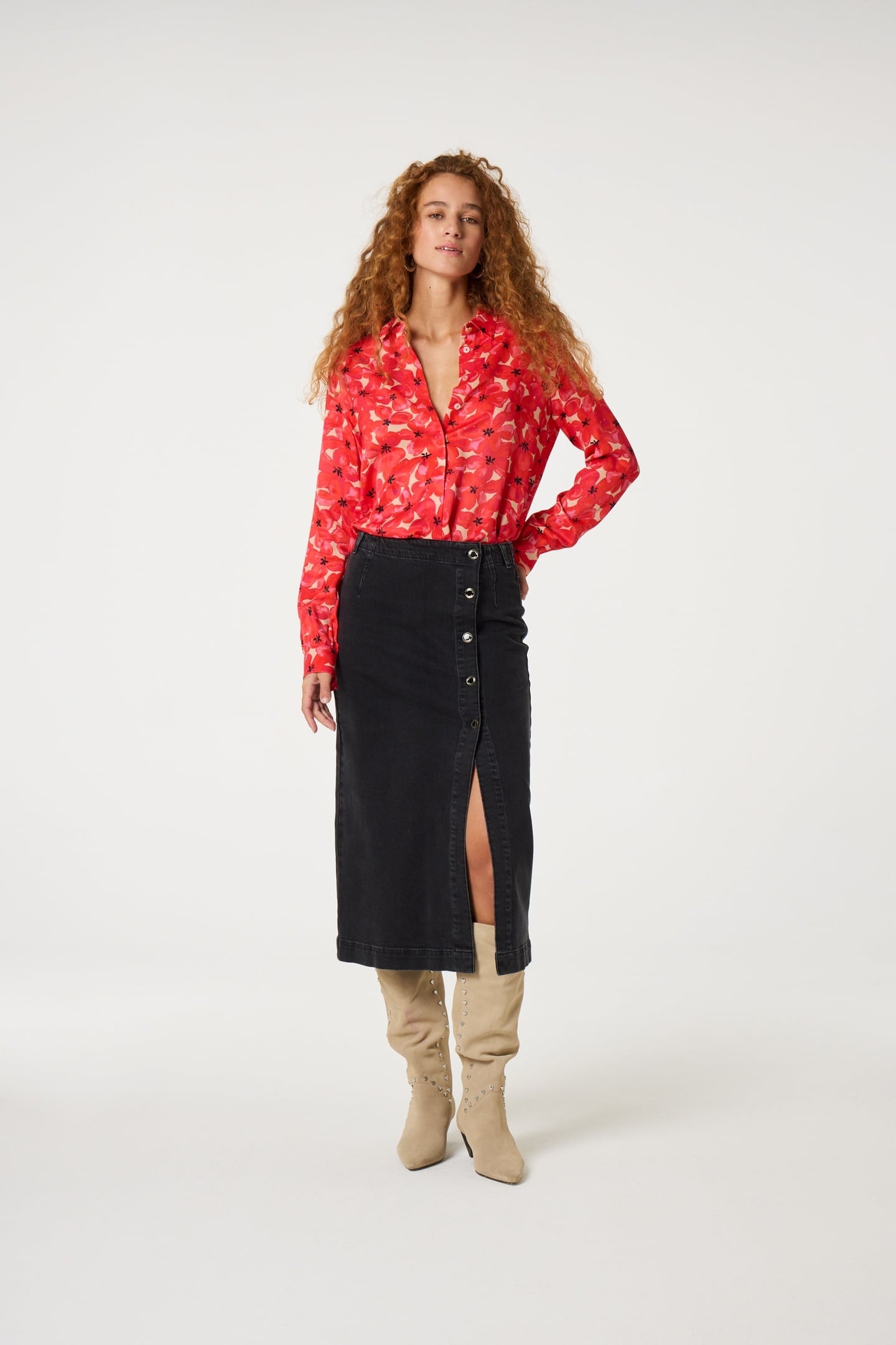 SANCHO BLOUSE PINK GLOW/PINK DARLI 1