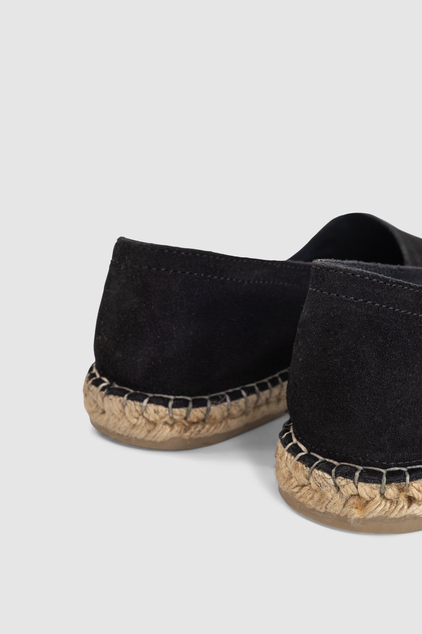 BLACK SUEDE ESPADRILLES 4
