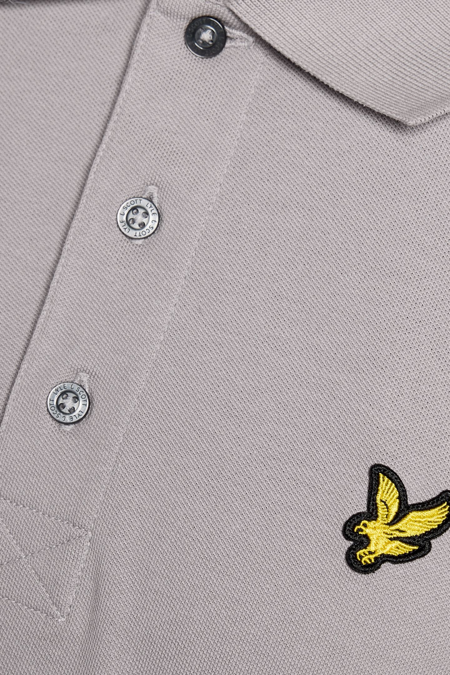 PLAIN POLO SHIRT GULL GREY 5