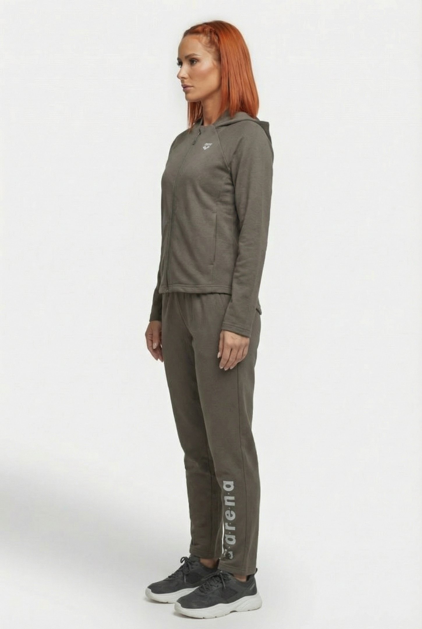 WOMAN TRACKSUIT BICOLOR A-AFW801S23 DUSTY OLIVE 18 0515 TPG 3