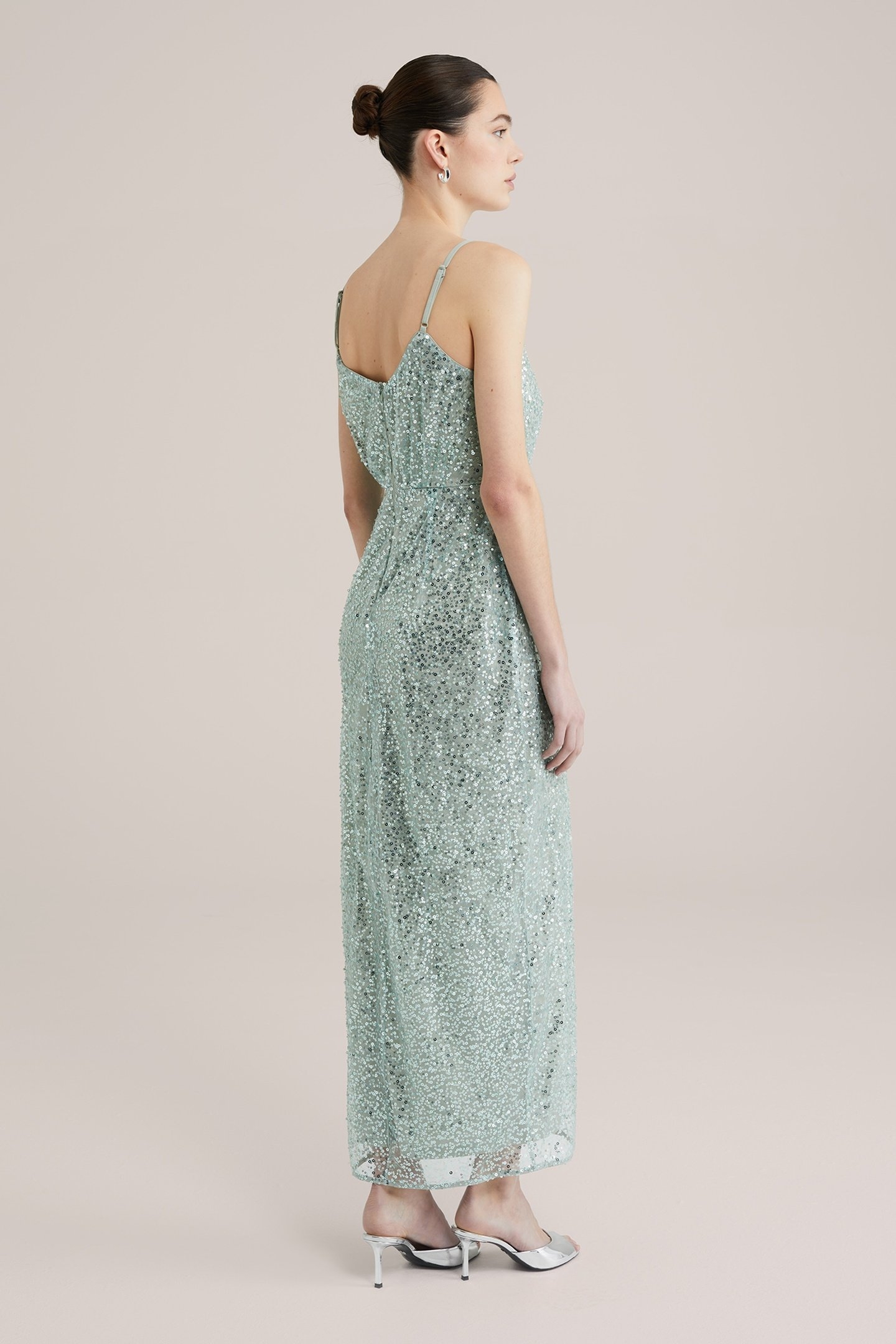 DRESS MAXI LENGTH MINT GREEN 8