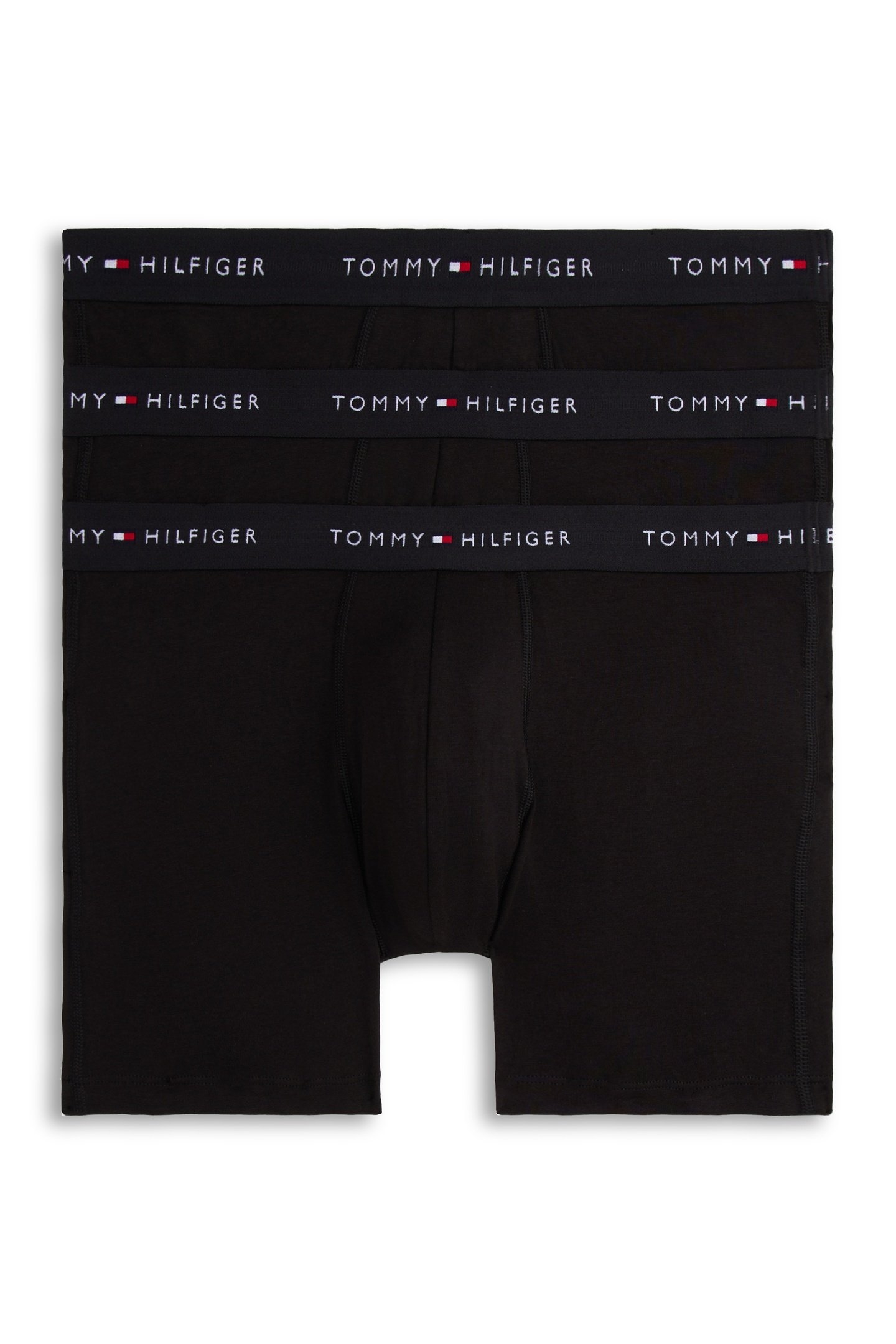 3-PACK SIGNATURE LOGO WAISTBAND BOXER BRIEFS BLACK 6