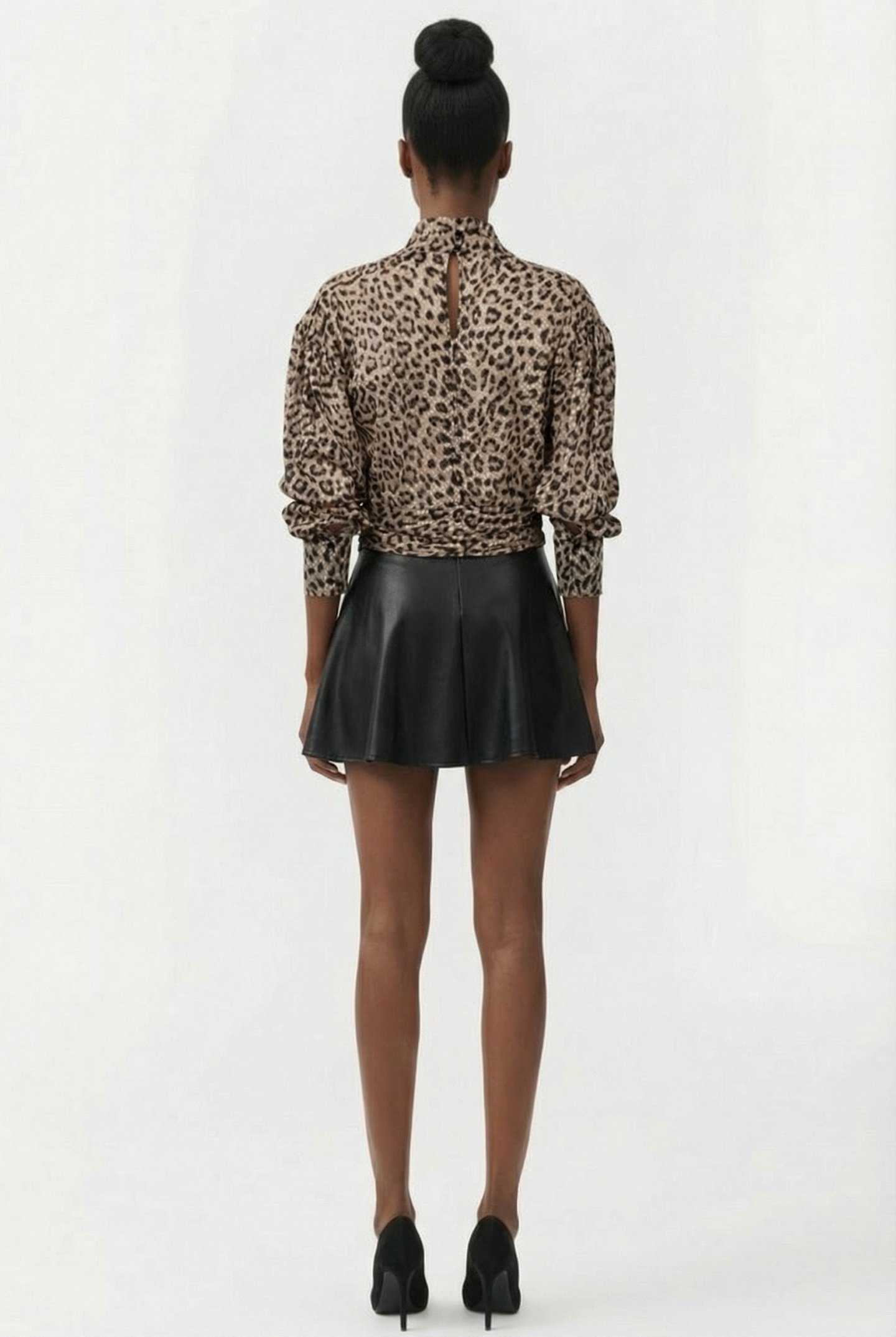 MEIKO TOP BLACK LEOPARD 2