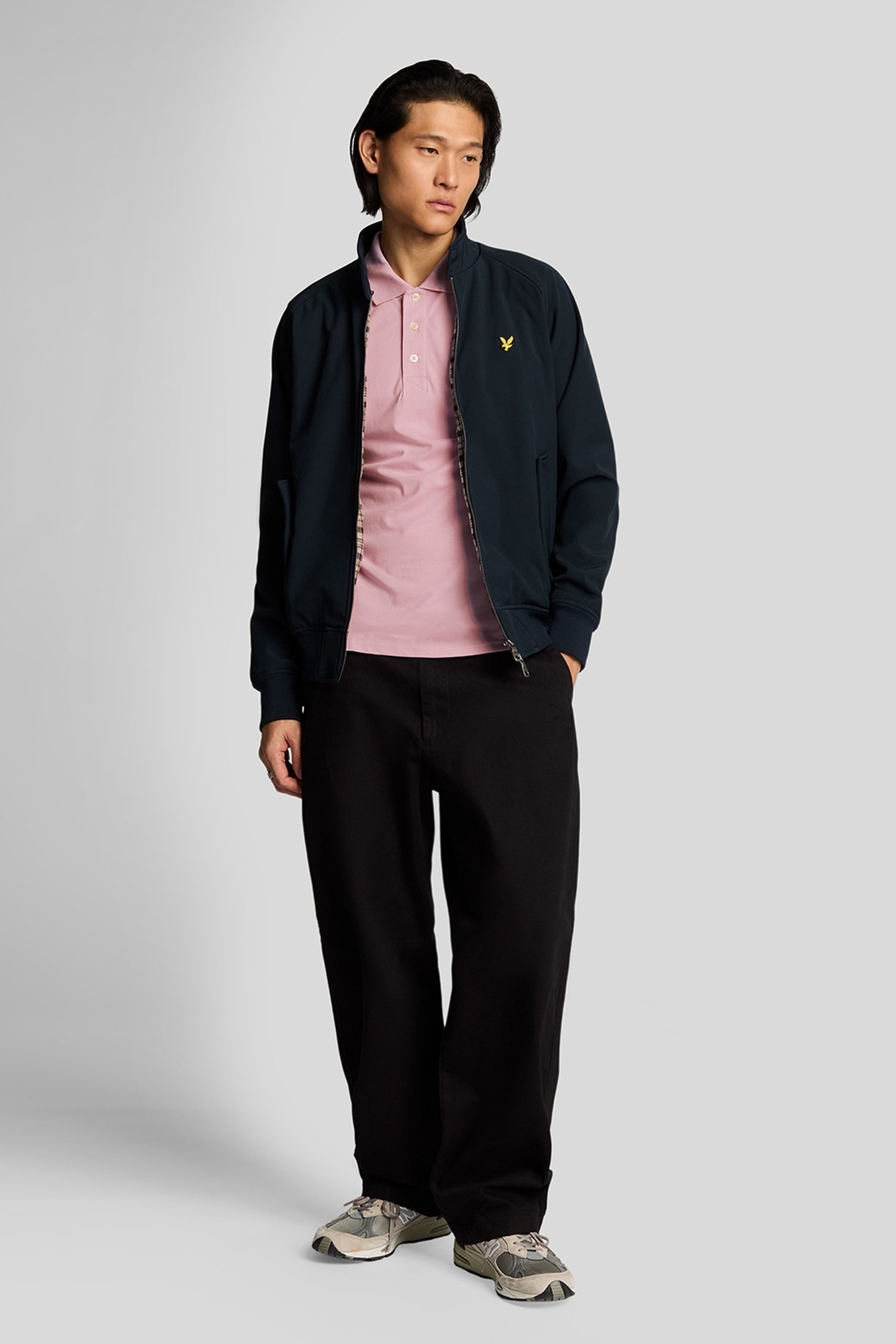 PLAIN POLO SHIRT PINK LIGHT 1