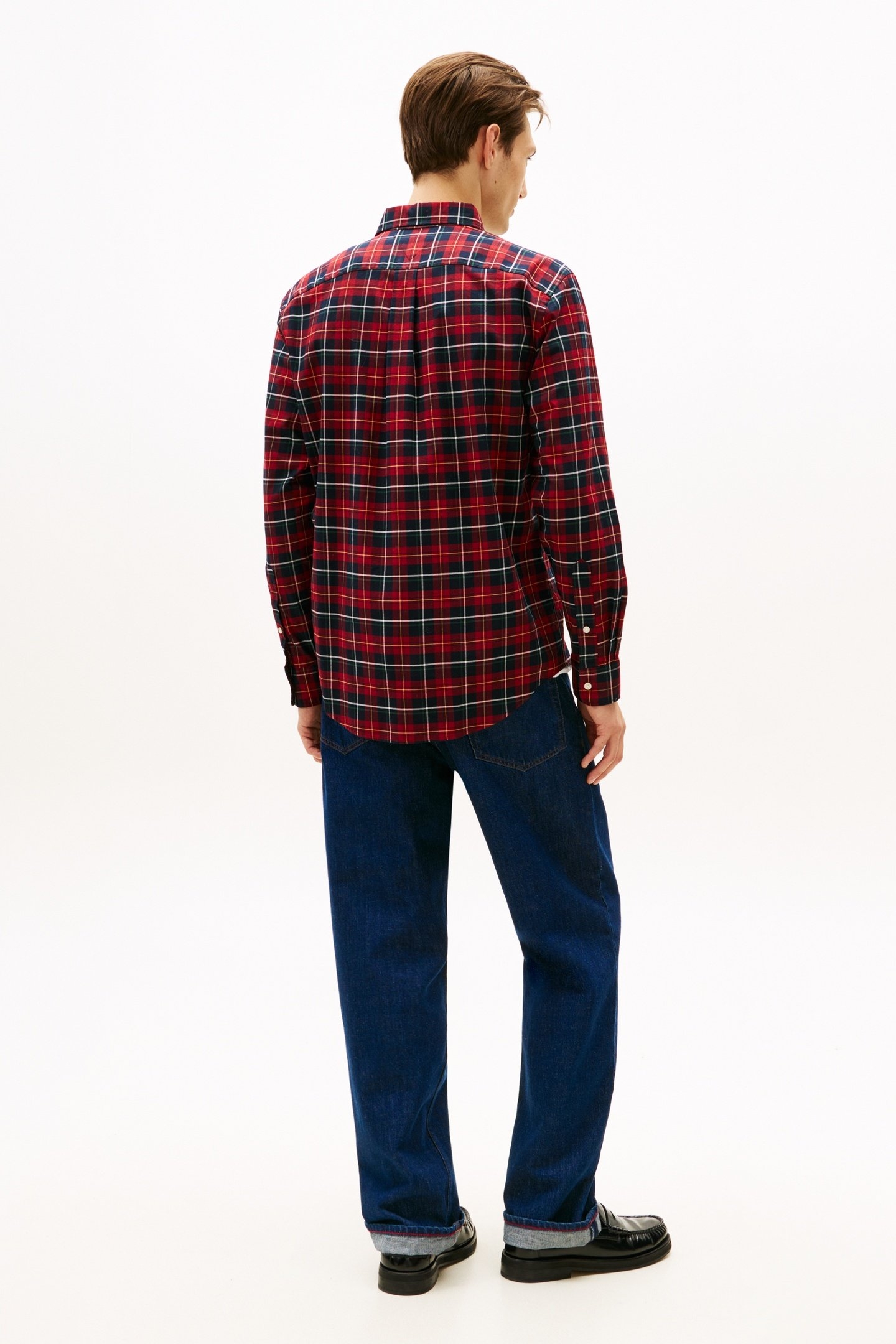 MERCERIZED TARTAN REGULAR FIT SHIRT REGATTA RED 3