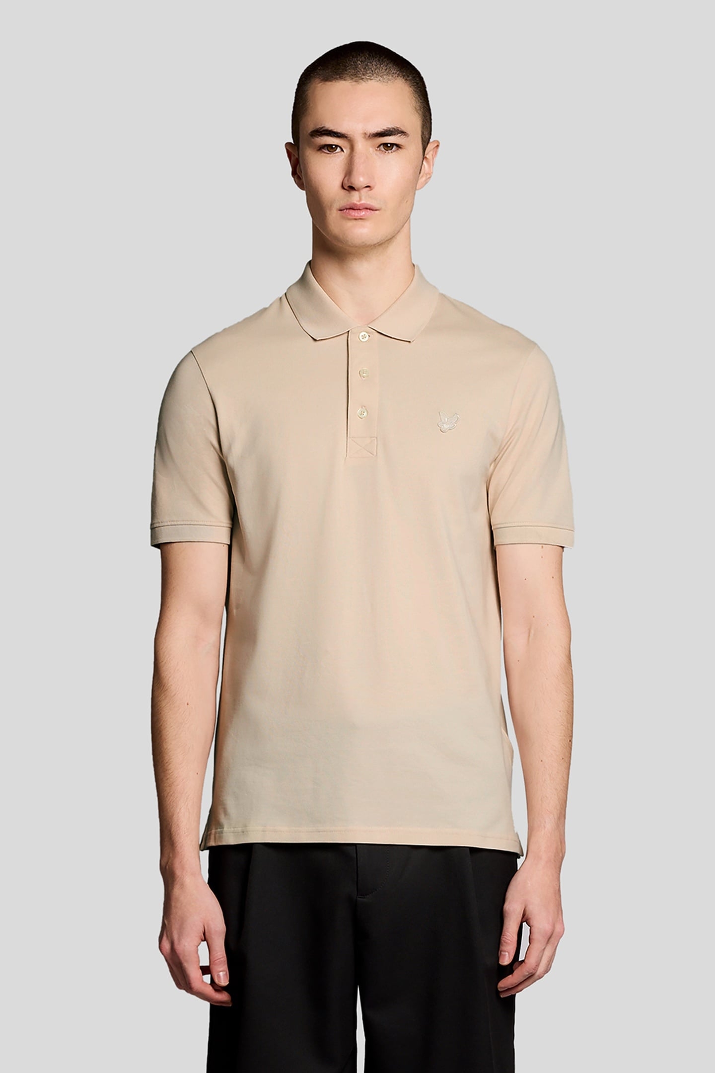 SUPERFINE POLO SHIRT PINK TINT 1