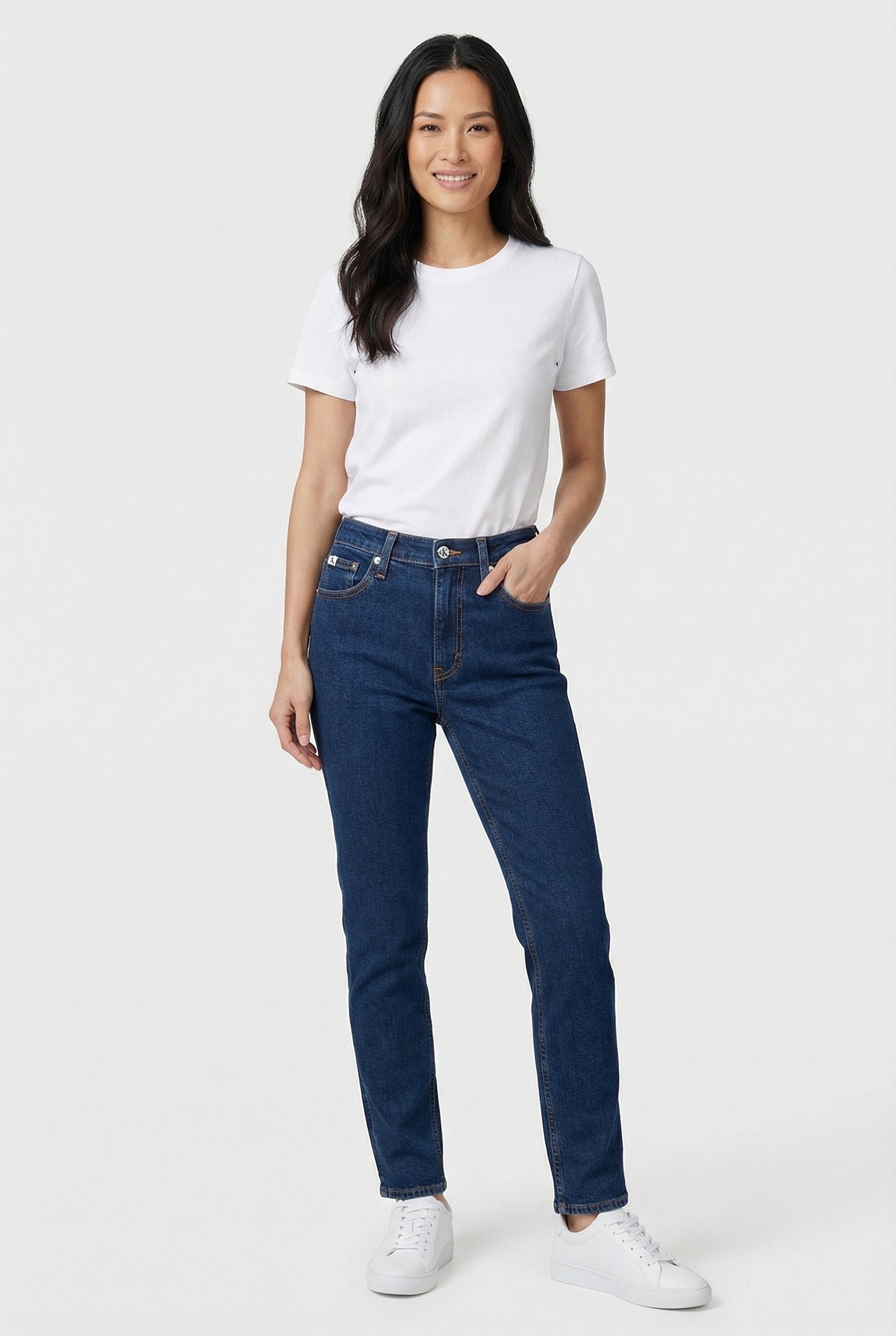 MOM JEAN DENIM DARK 1