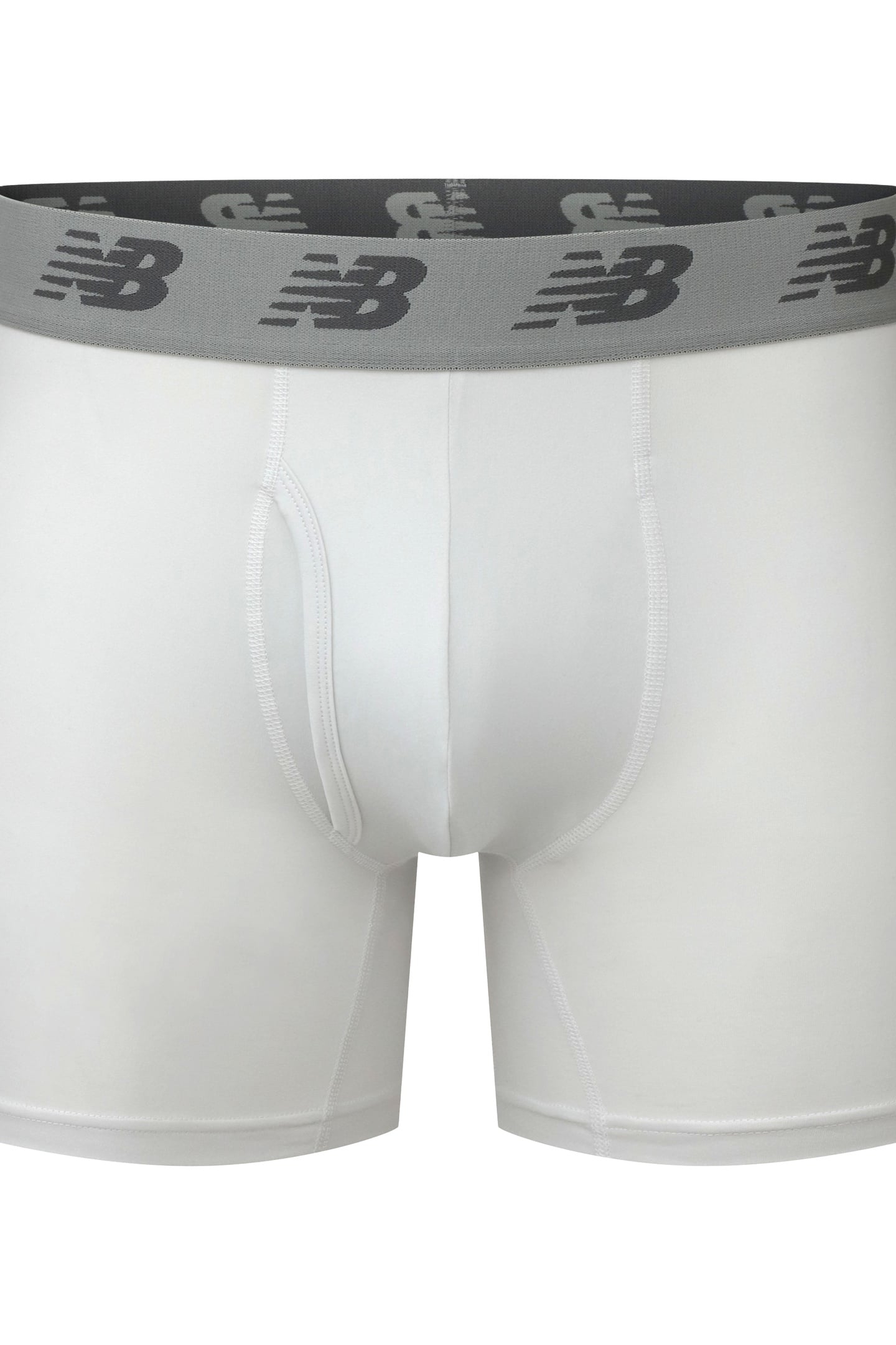 MENS PREMIUM 6 INCH BOXER BRIEF FROST GREY 2