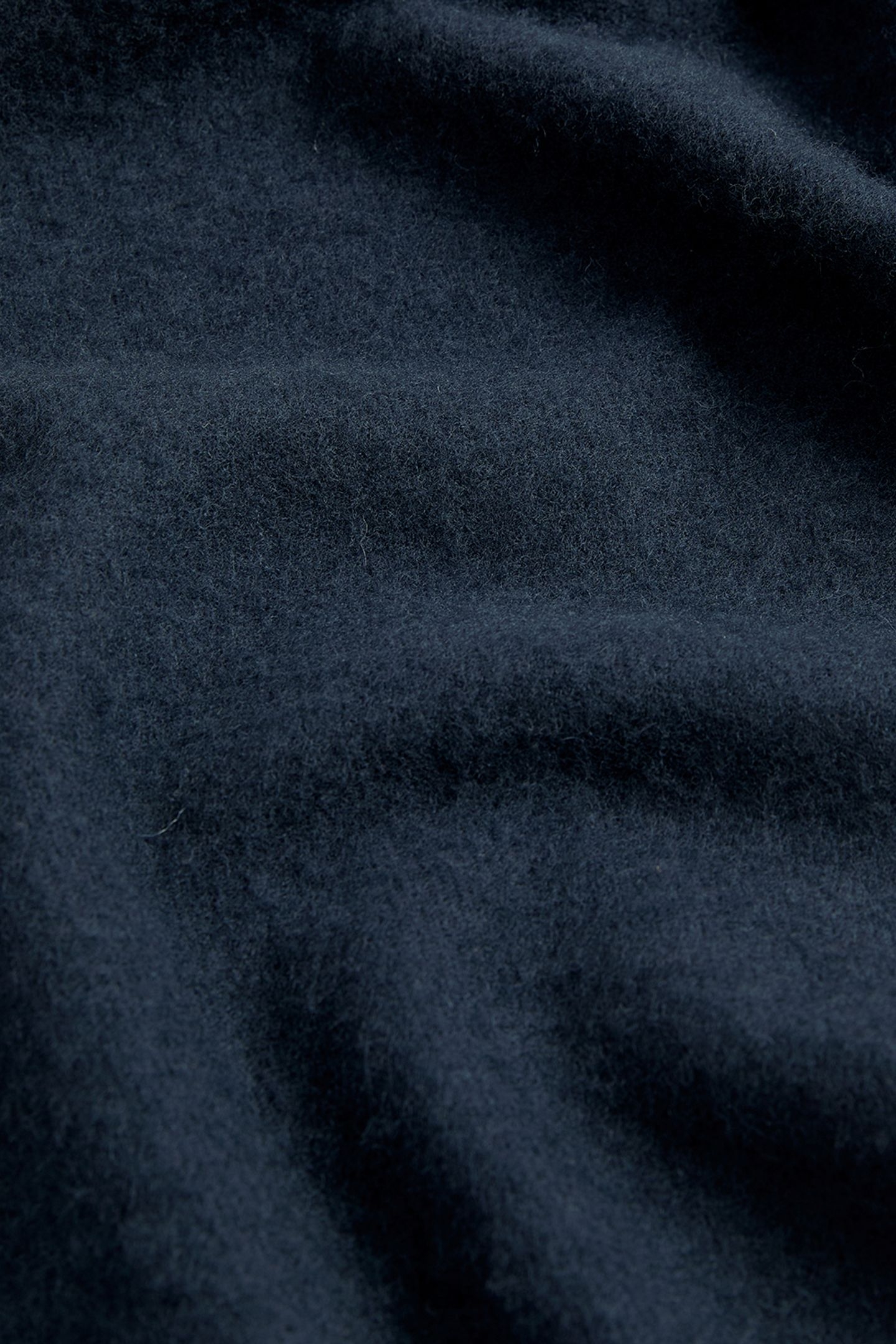 PLAIN LAMBSWOOL SCARF DARK NAVY 2