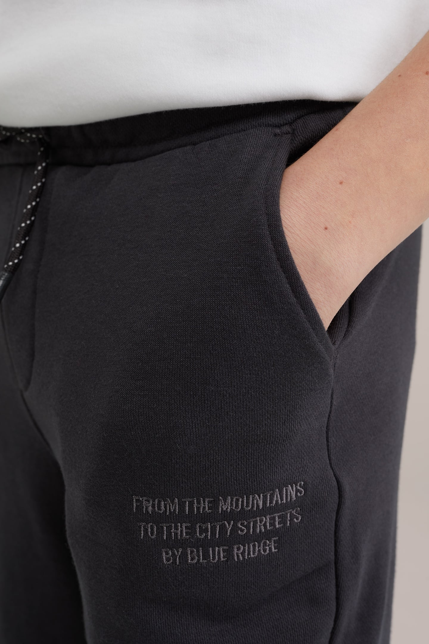 JOGGING PANTS BLENDED DARK GREY 5