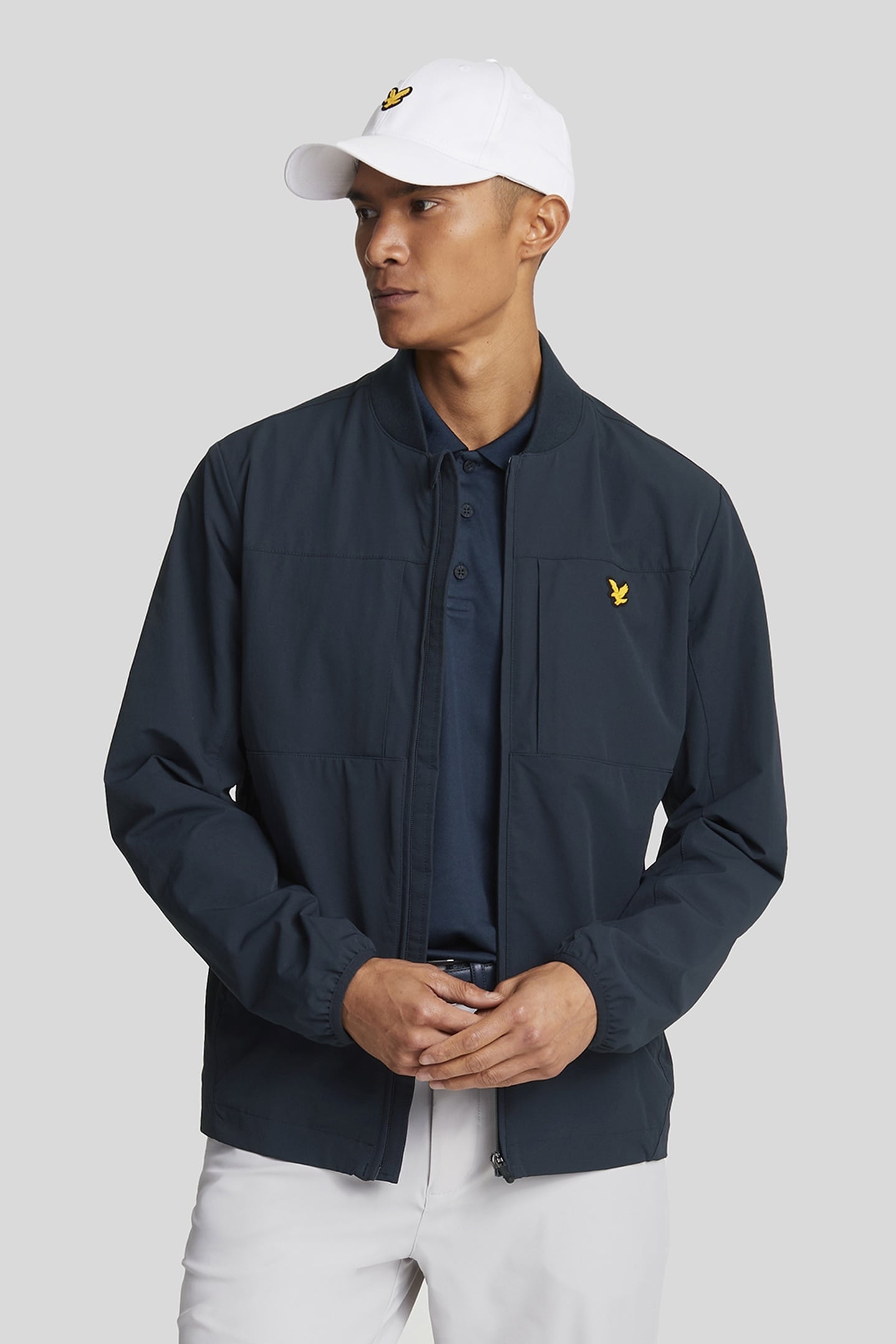 TECH GOLF JACKET DARK NAVY 1