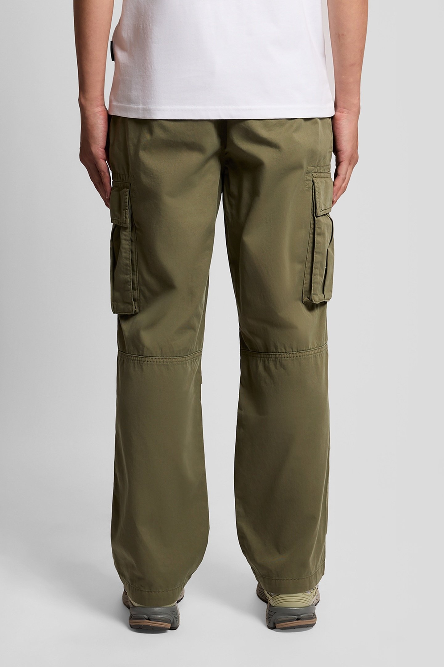 ARTICULATED CARGO TROUSERS FATIGUE OLIVE 3