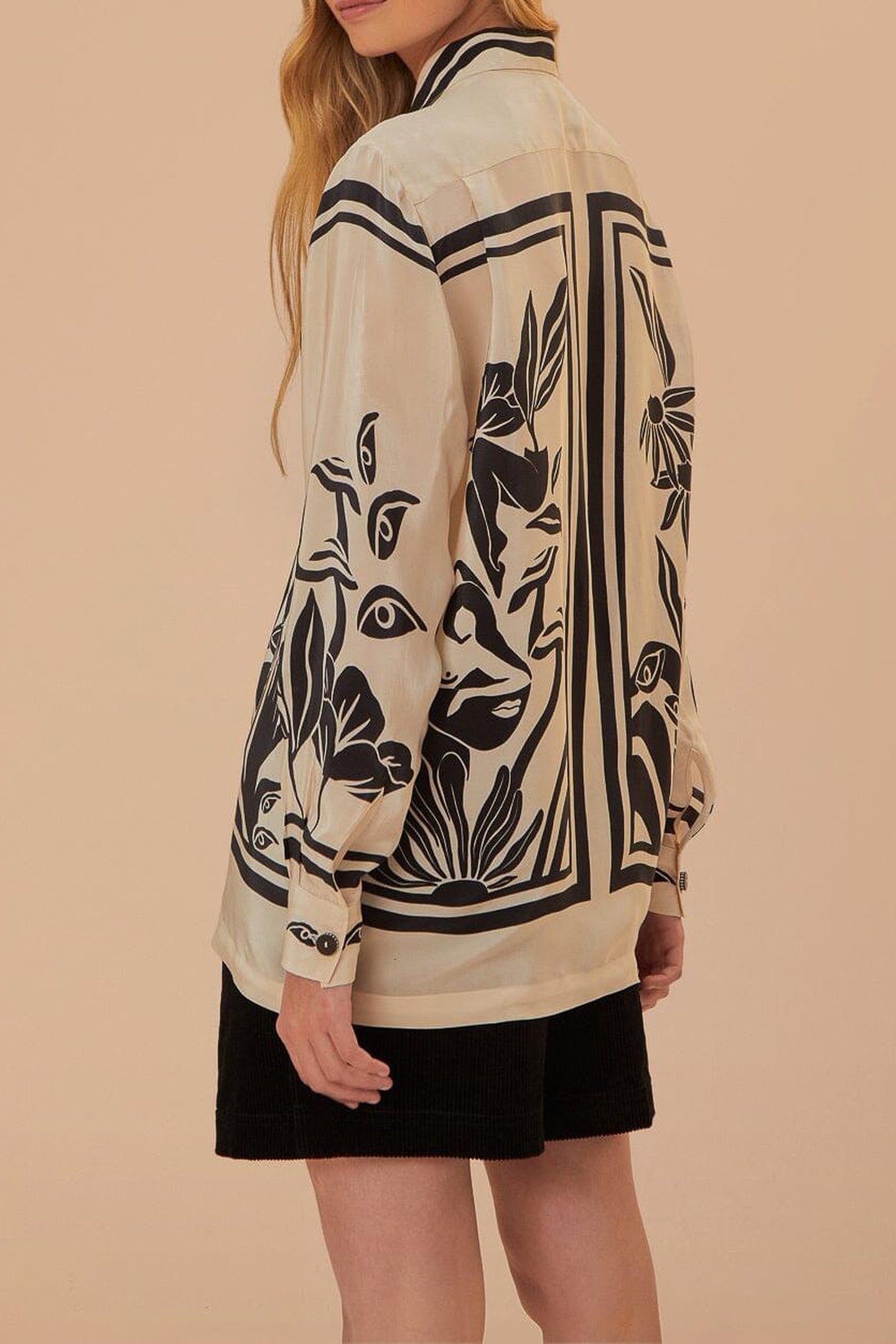 SURREAL GARDEN OFF-WHITE SHIRT 4