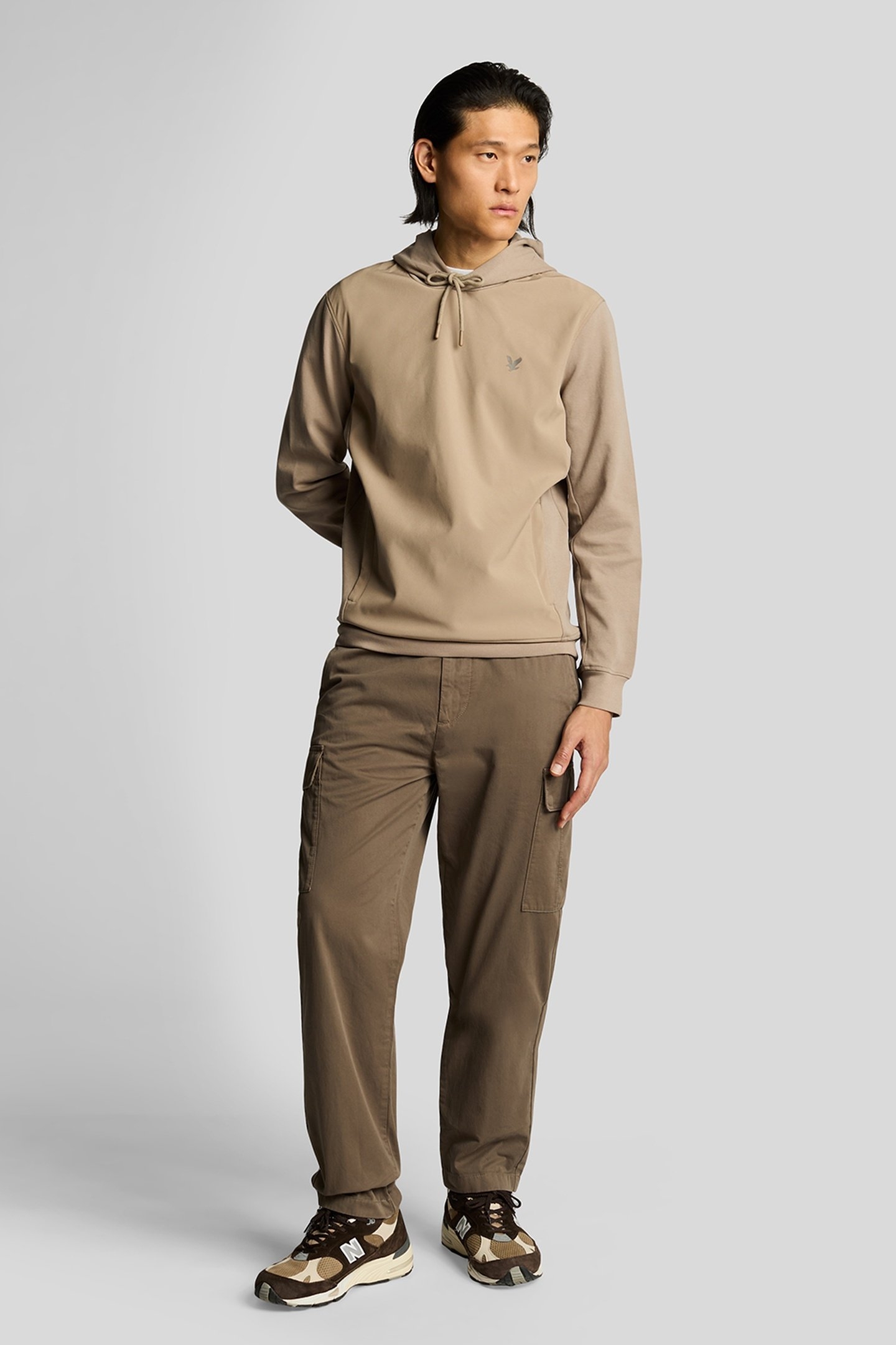 CARGO POCKET TROUSER KHAKI ASH 2