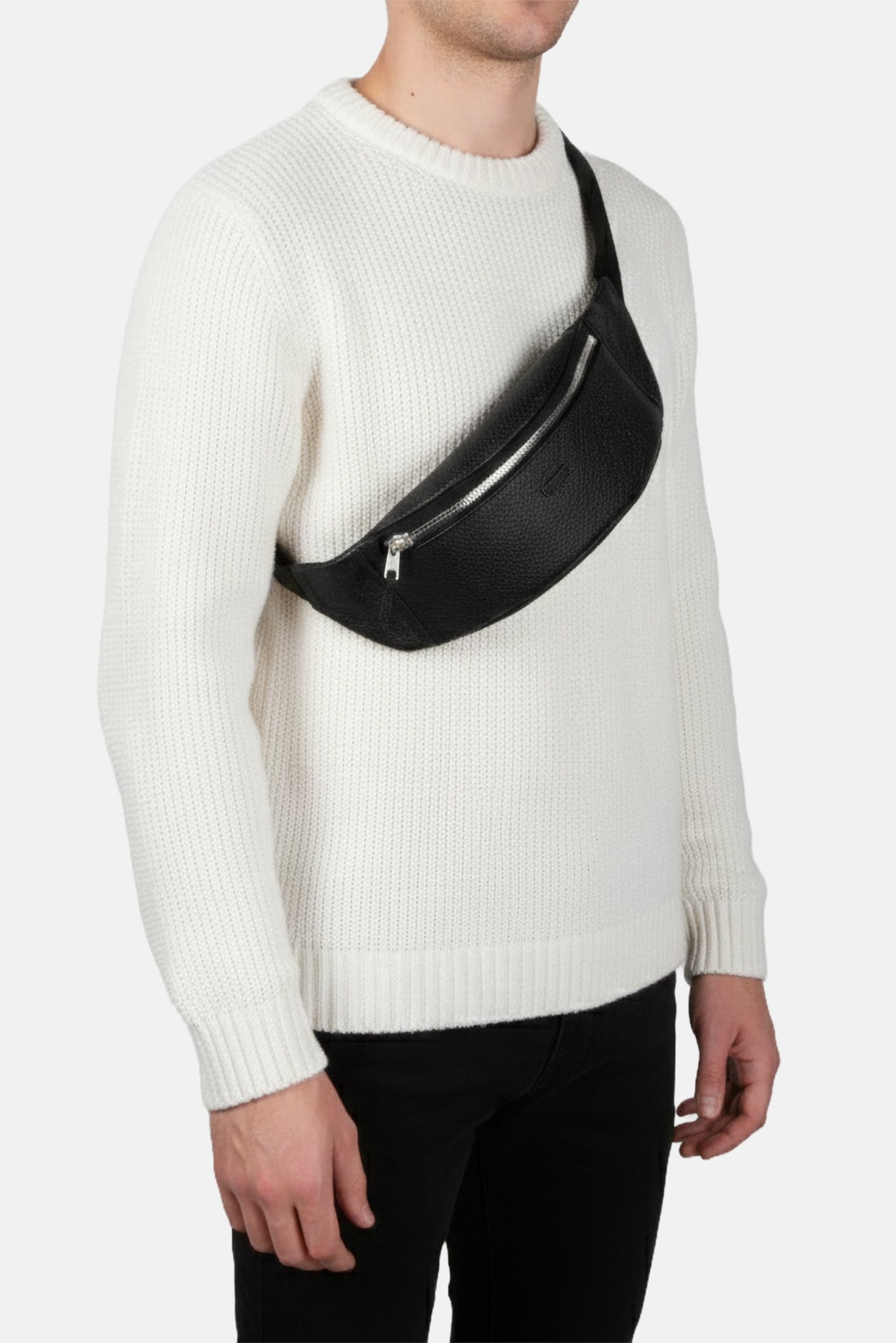 MEN WAIST BAG NOIR 1