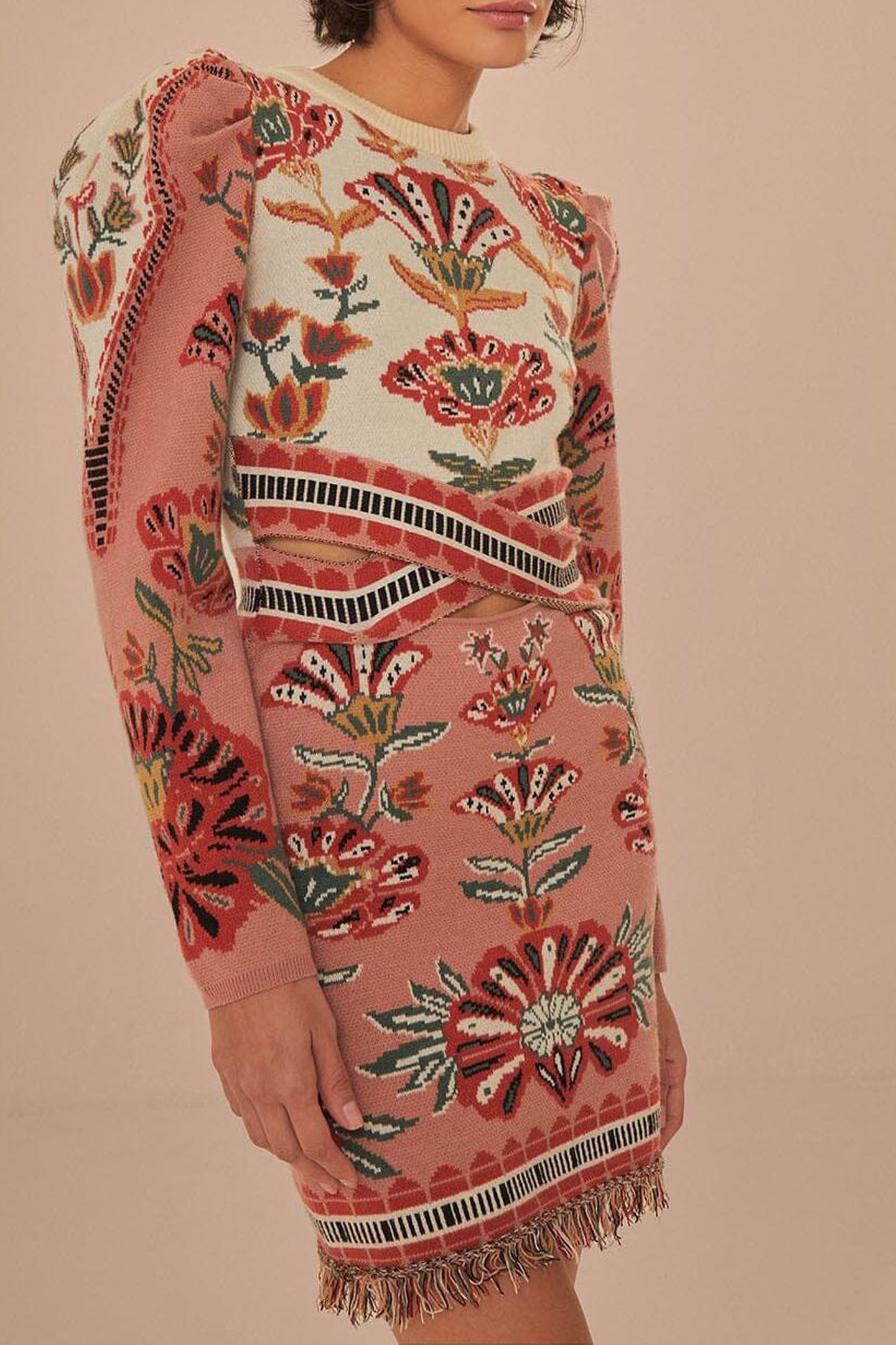 RIAD CREAM KNIT DRESS 2