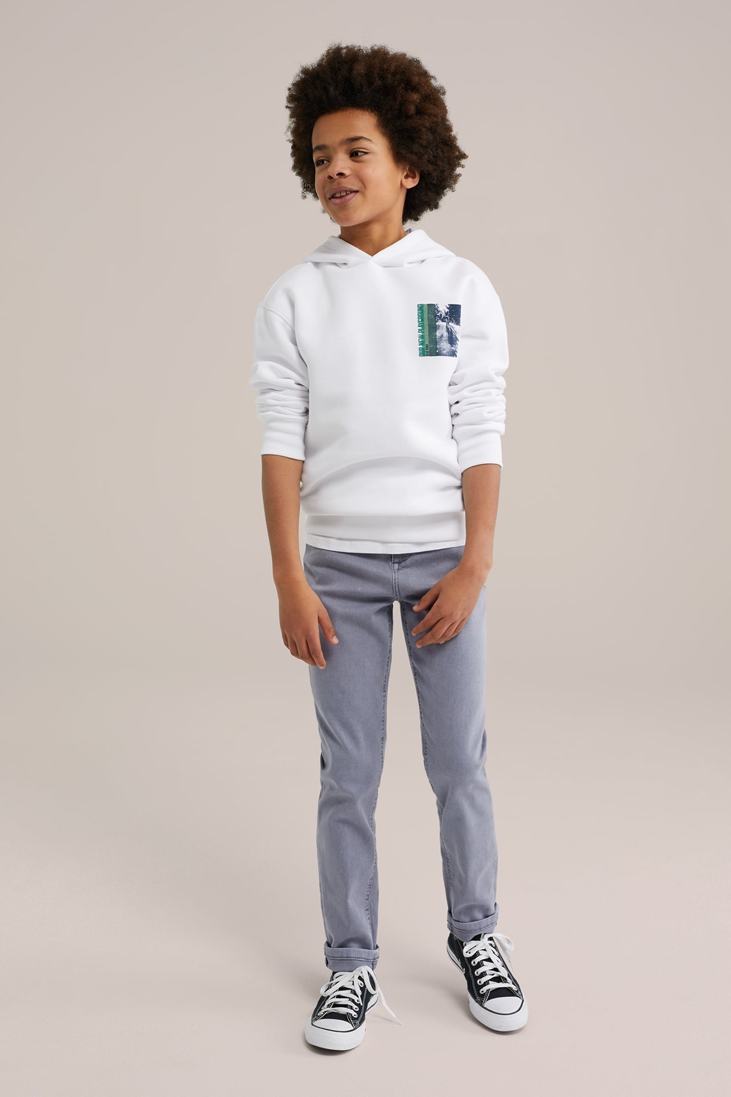 5-POCKET MID WAIST GREYISH BLUE 2