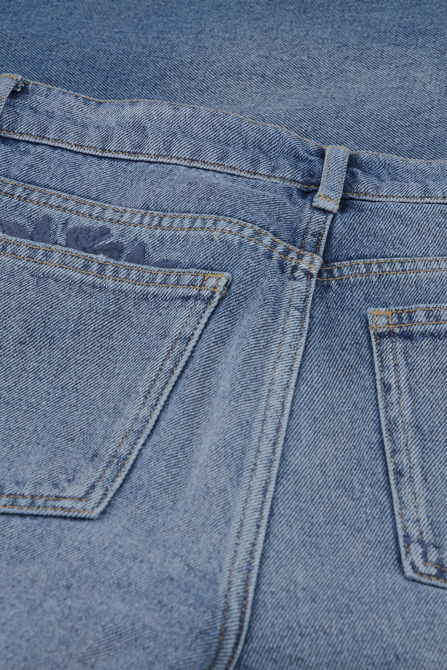 MARIE STRAIGHT LOW-RISE JEANS AUTHENTIC WASH 5