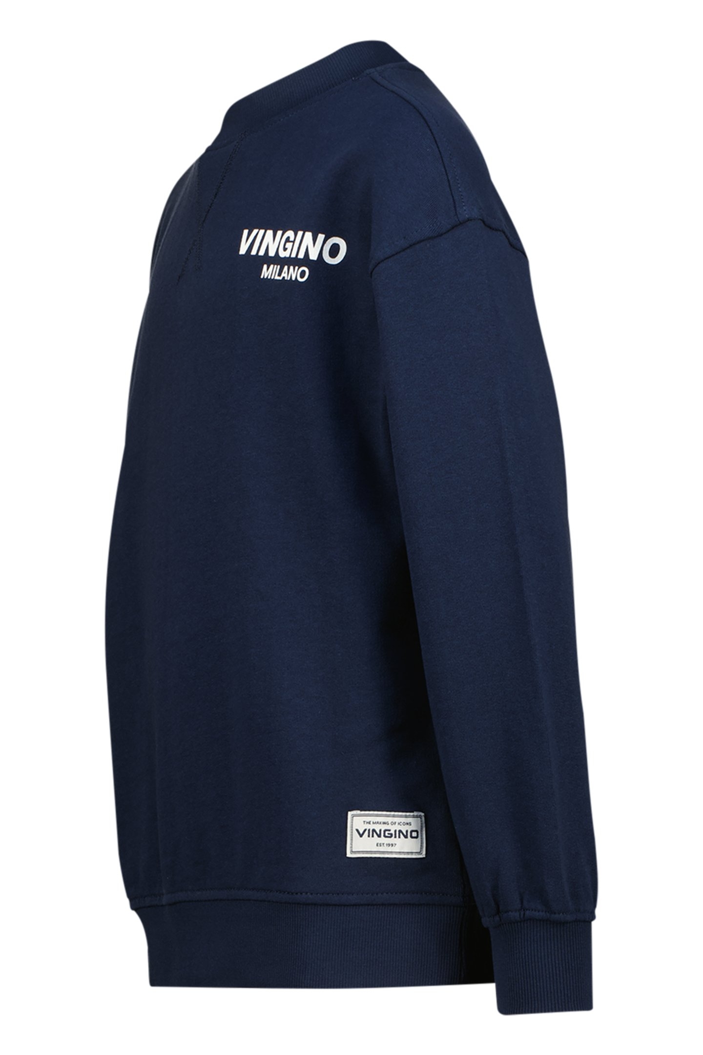 BOYS CREWNECK BASIC SWEATER DARK BLUE 3