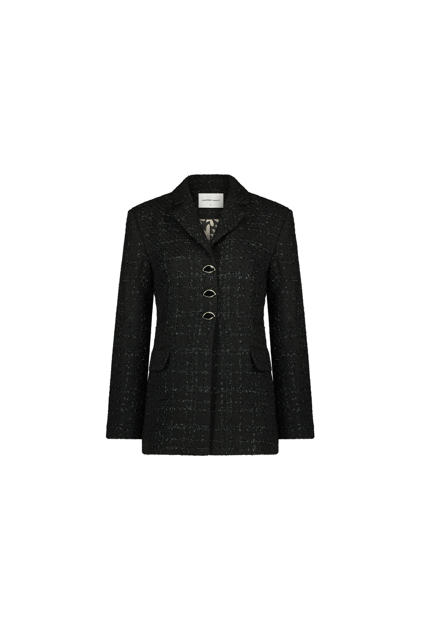 CHER TWEED BLAZER BLACK 4