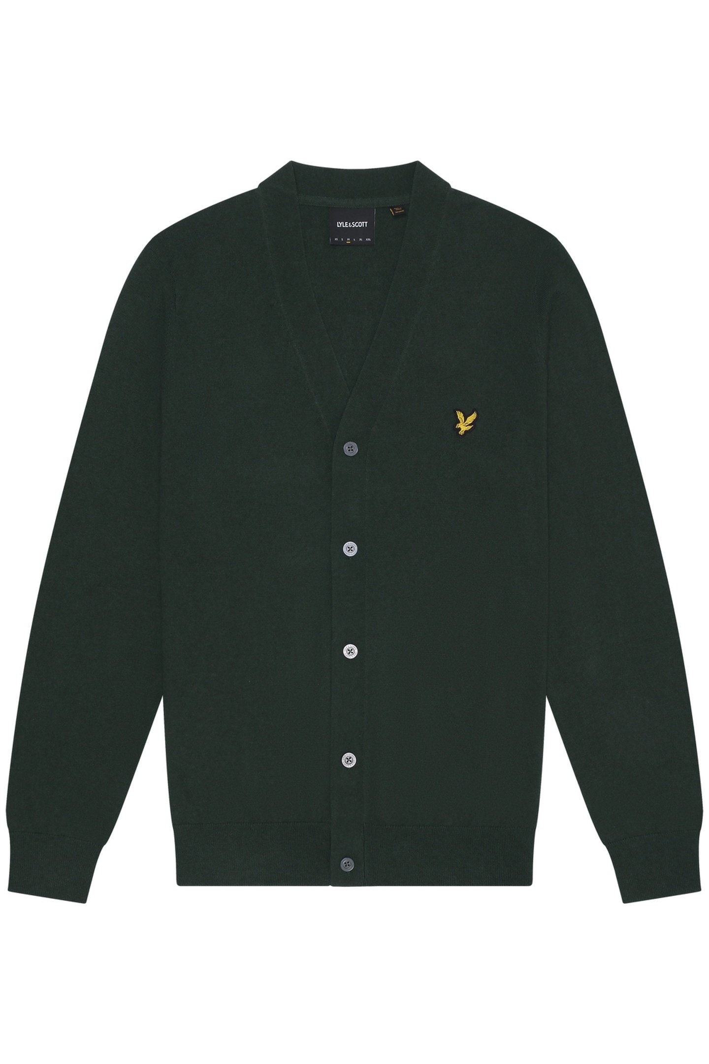 COTTON MERINO V NECK CARDIGAN ARGYLE TEAL 2