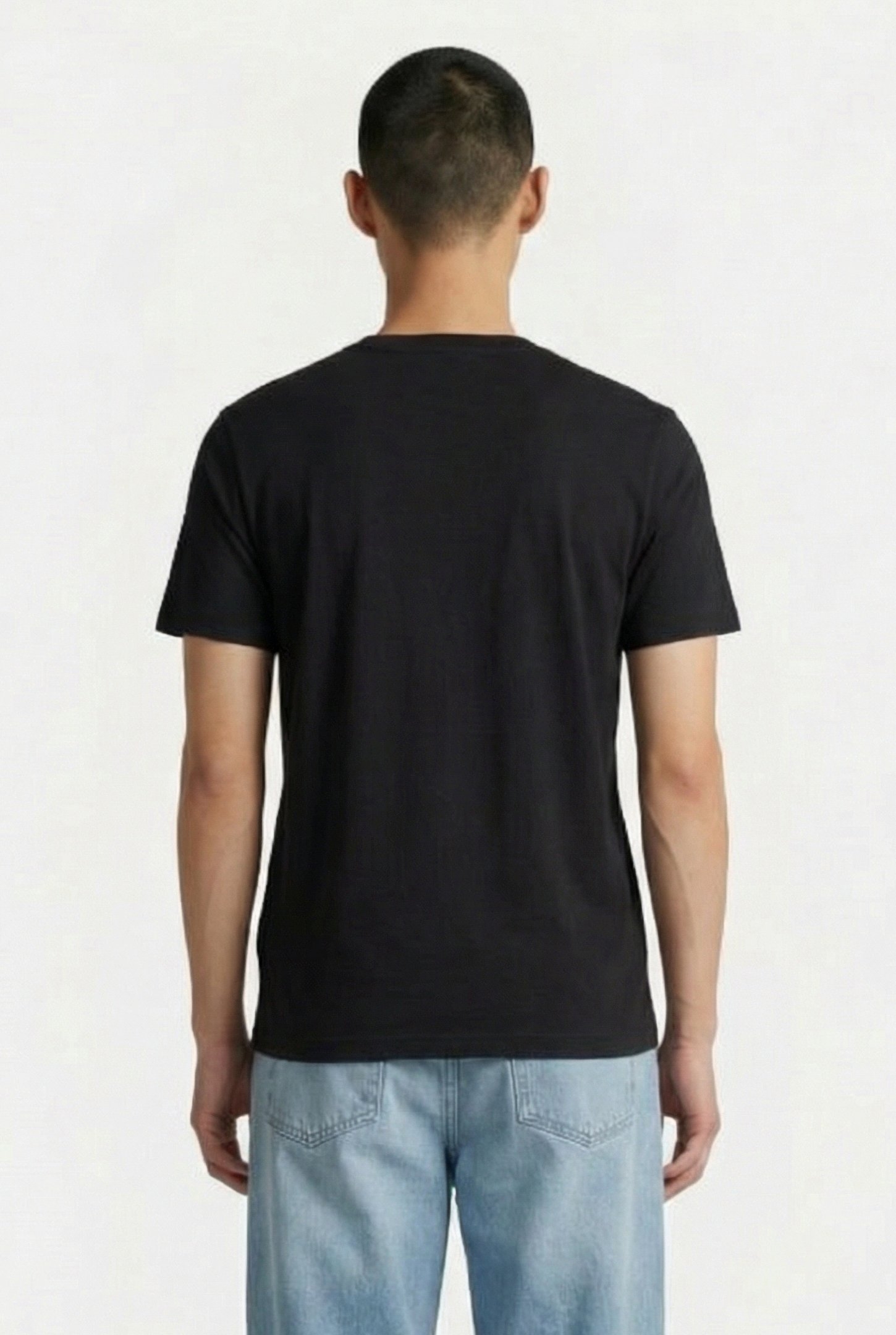 SMOOTH COTTON T-SHIR CK BLACK 2