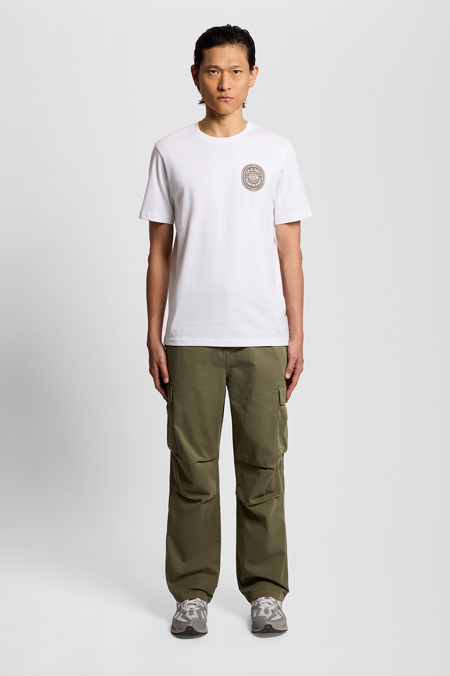 ARTICULATED CARGO TROUSERS FATIGUE OLIVE 2