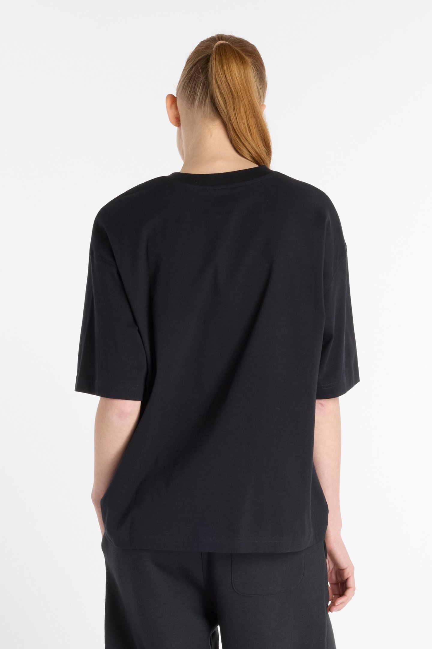 LINEAR HERITAGE OVERSIZED T-SHIRT BLACK (BK) 3