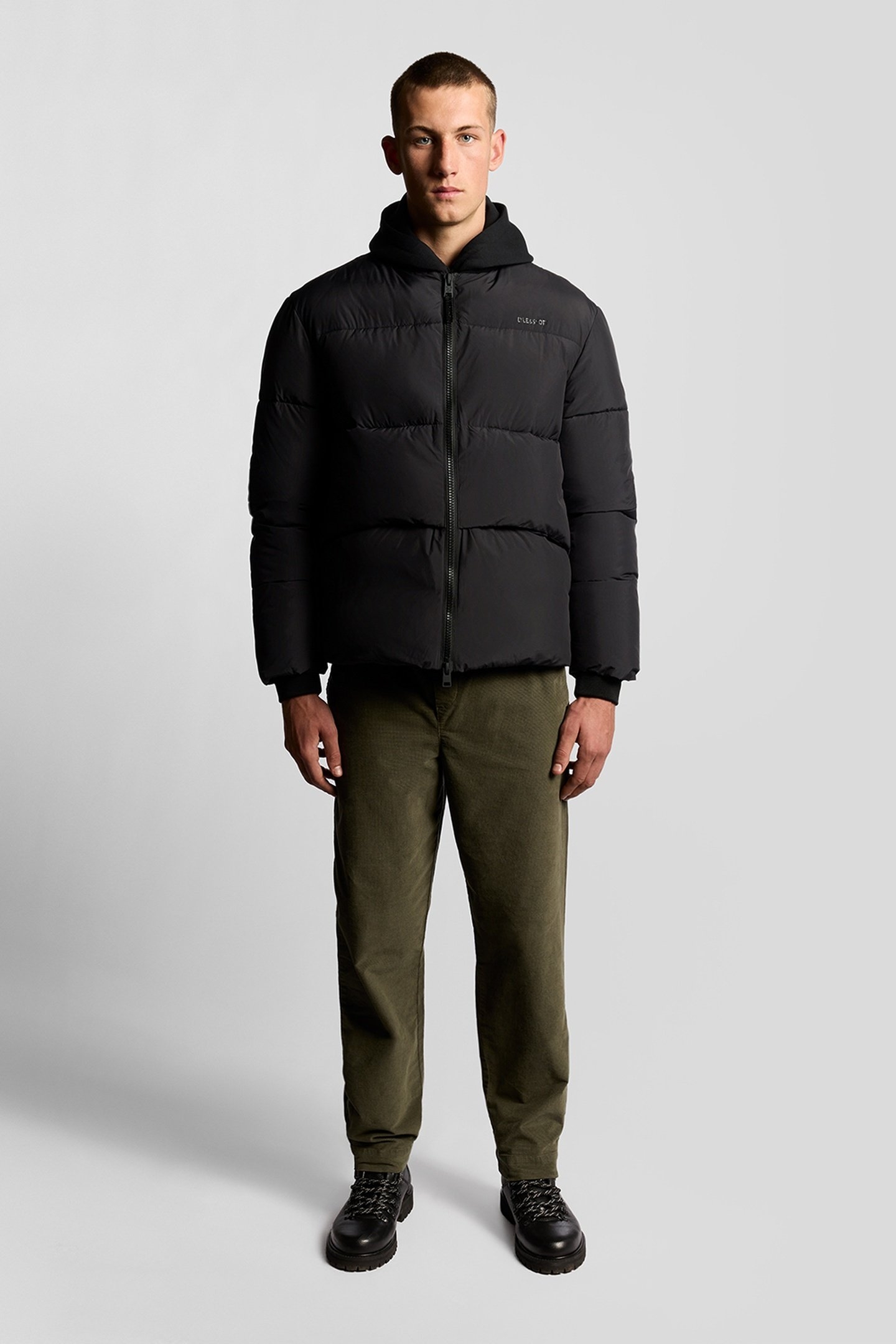 PUFFER BOMBER JACKET JET BLACK 2