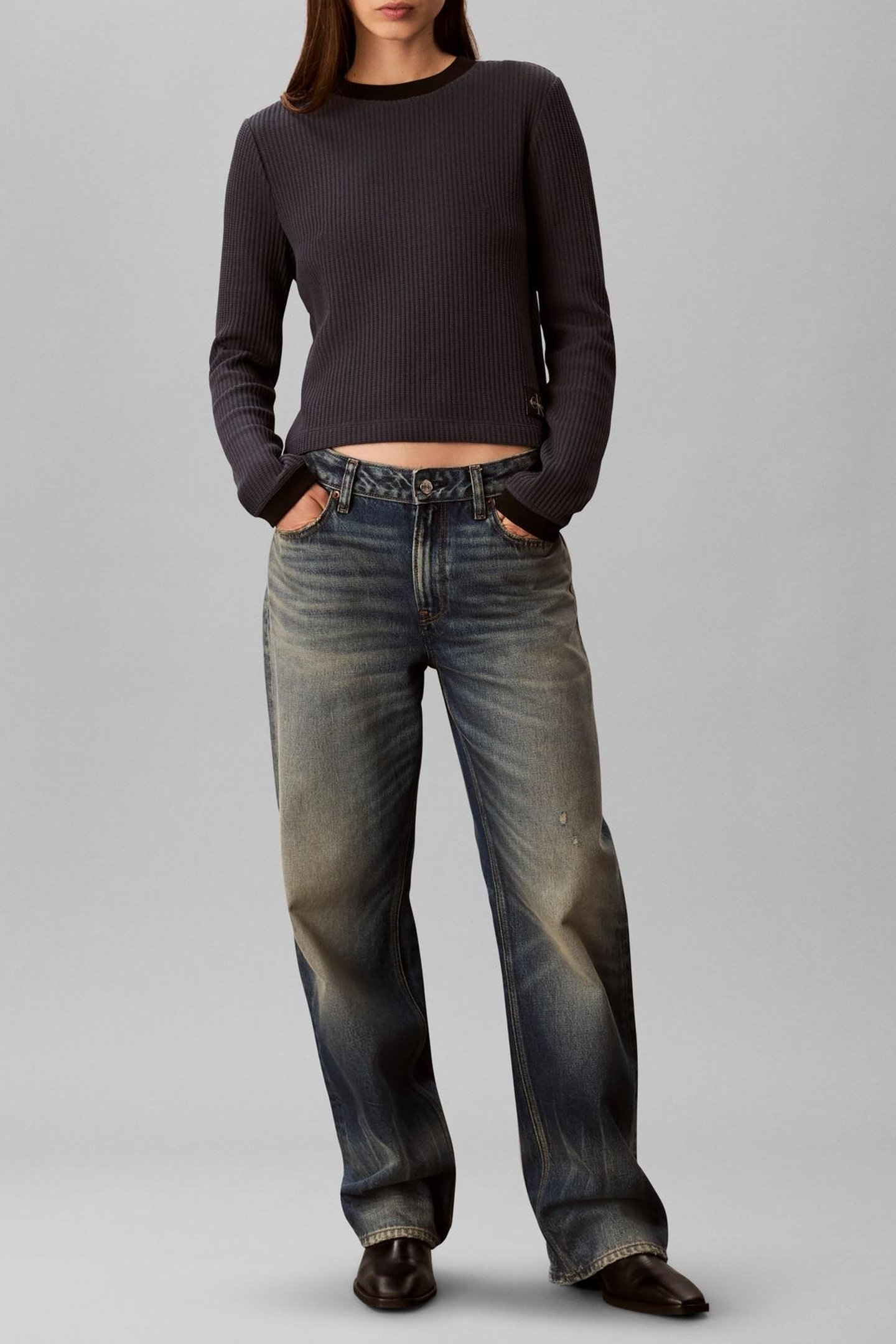 LS WAFFLE TEE INKWELL 2