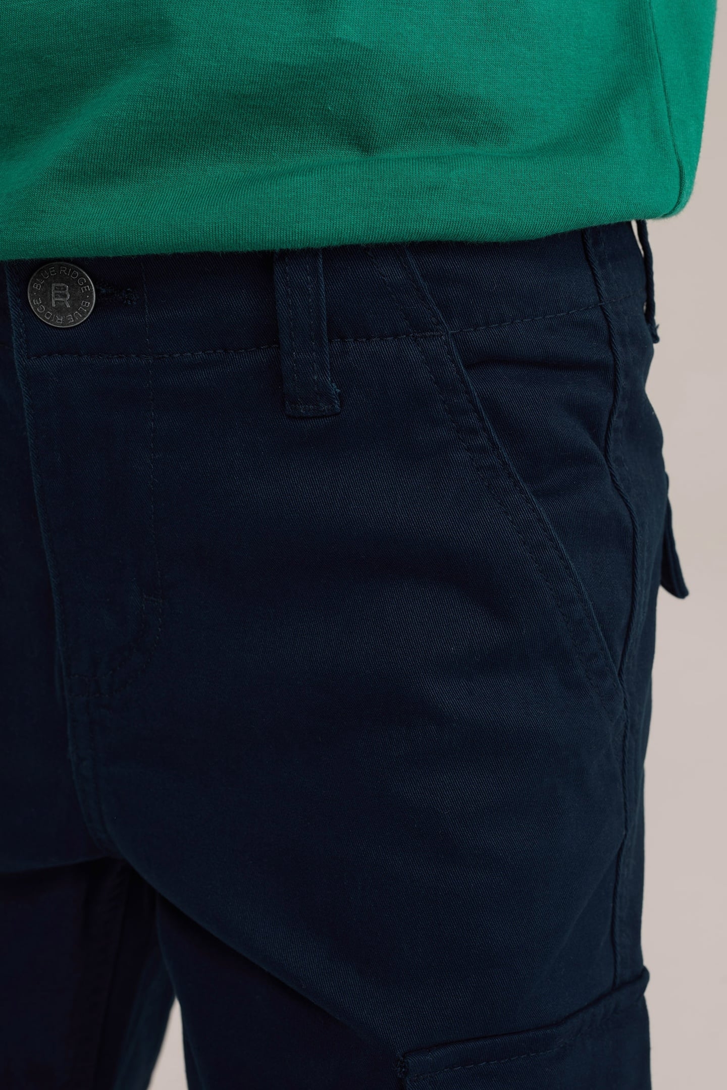 CARGO PANTS NAVY BLUE 7