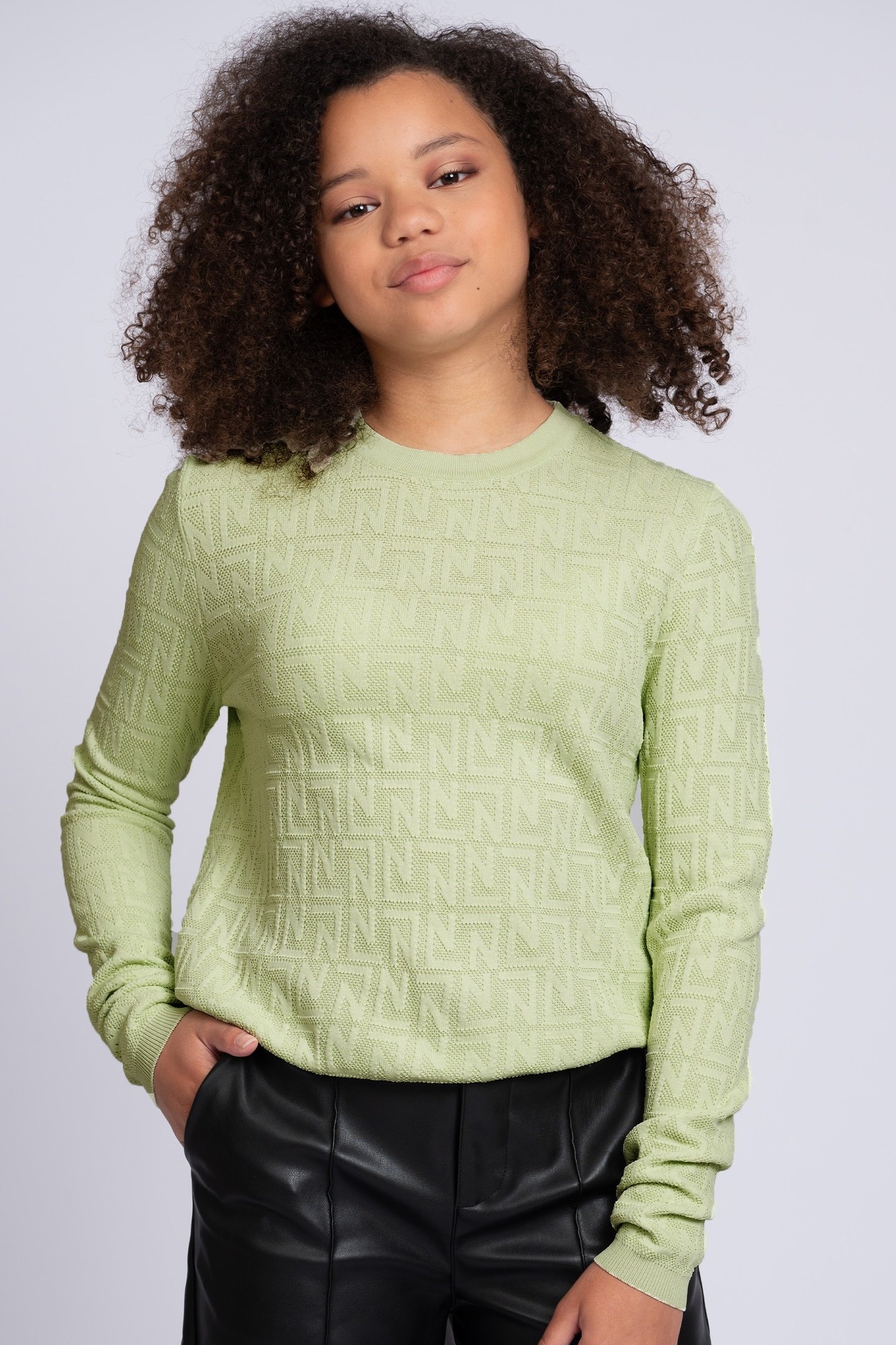 GINAA PULLOVER SOFT PISTACHE 1