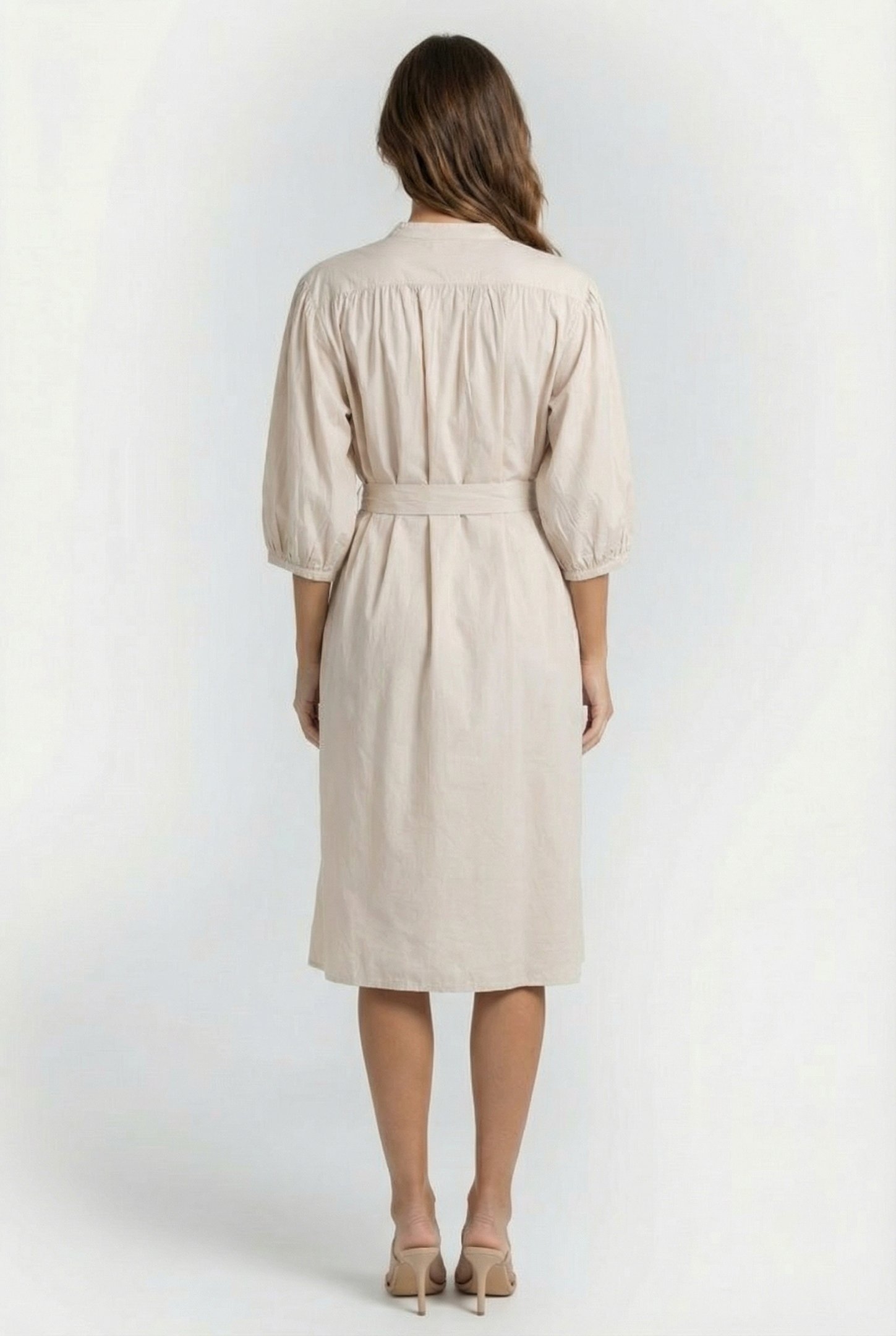 CAMELLIA DRESS OATMEAL 2