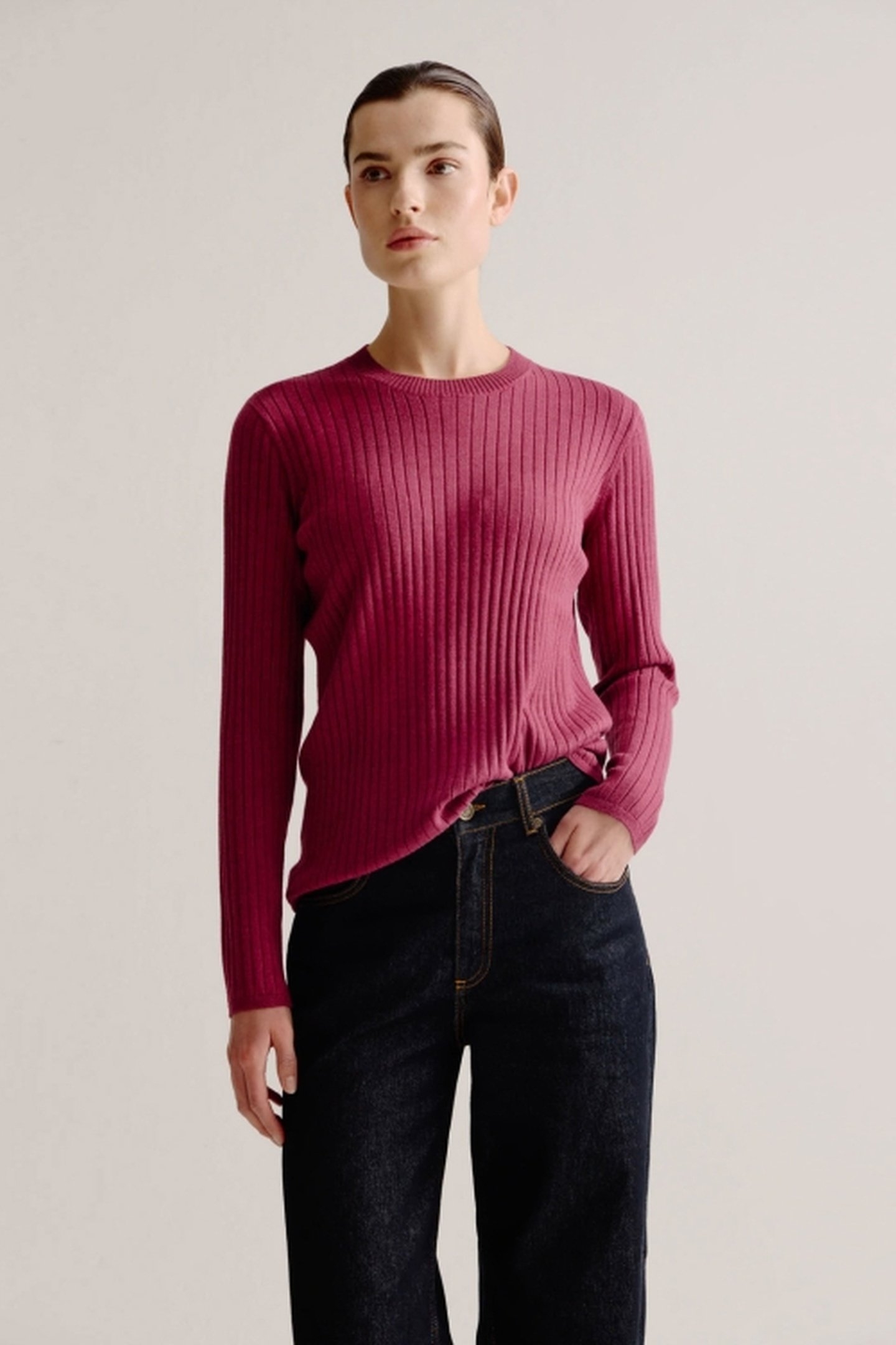 LILI SWEATER BORDEAUX 2