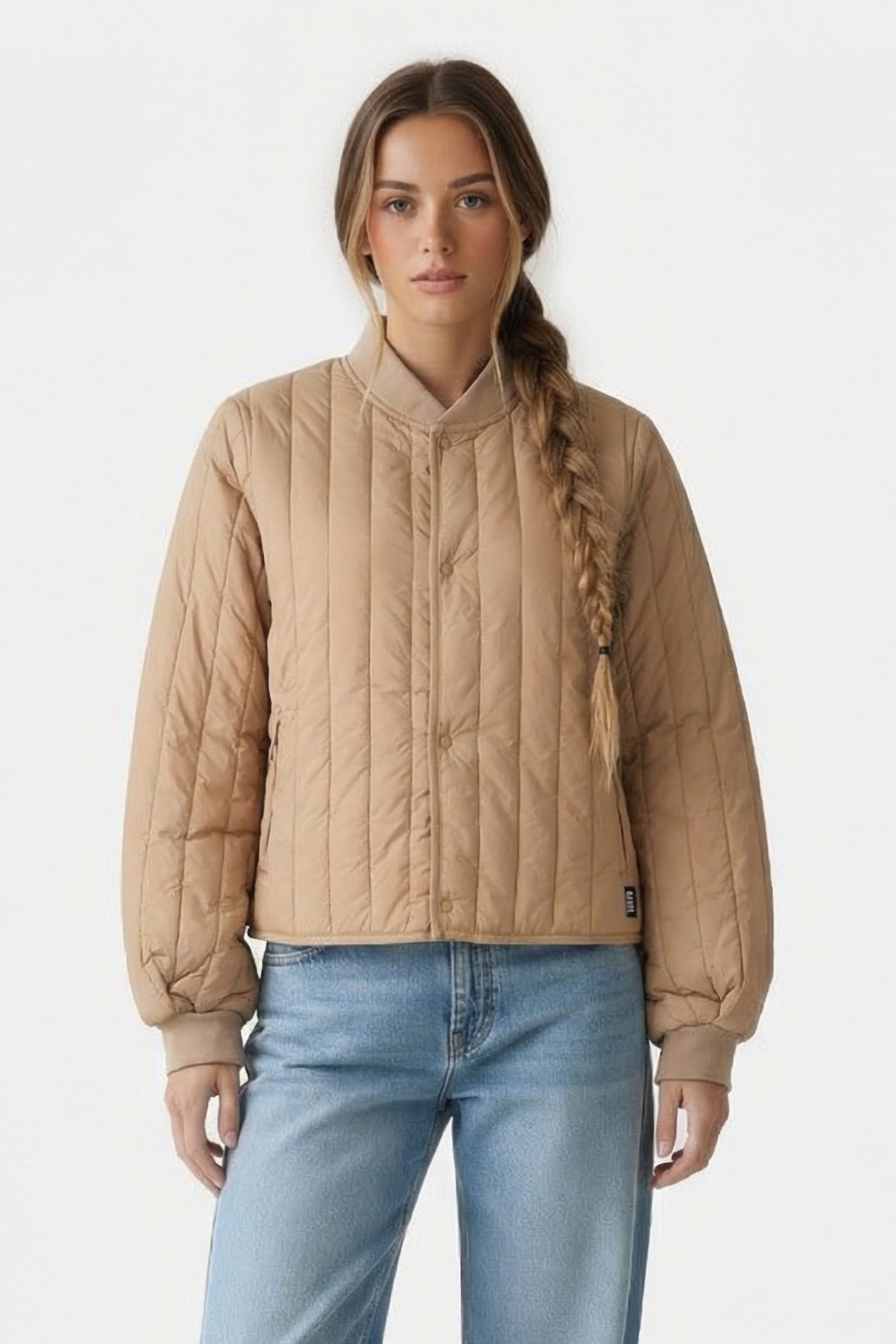 BANJA LINER BOMBER W JACKET T1 SAND UNISEX 2