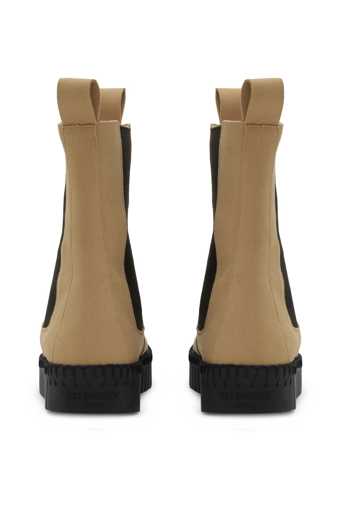 TULIP6298 CHELSEA BOOTS LATTE BLACK 6