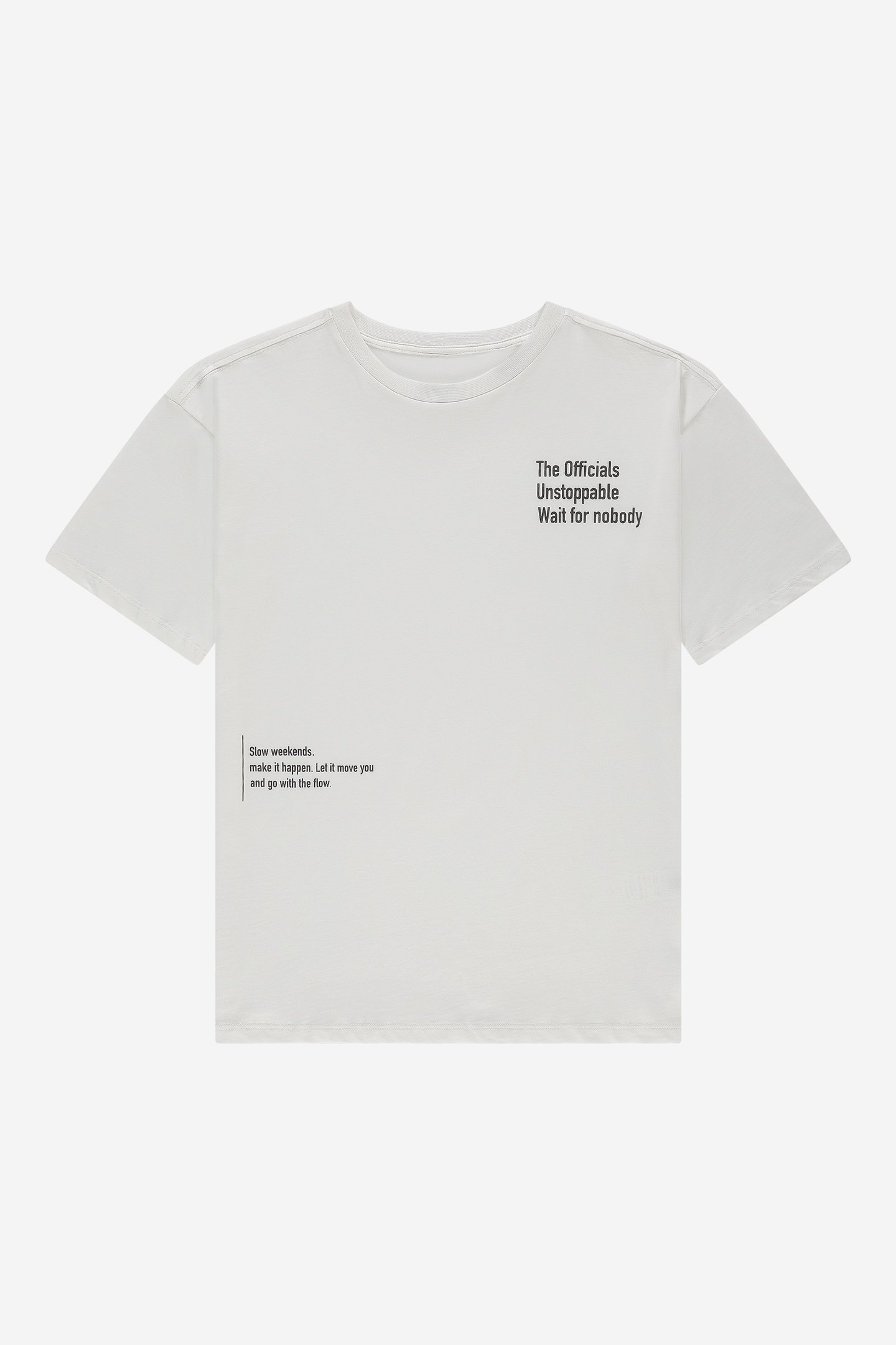 UNSTOP OVERSIZED T-SHIRT OFF WHITE 1